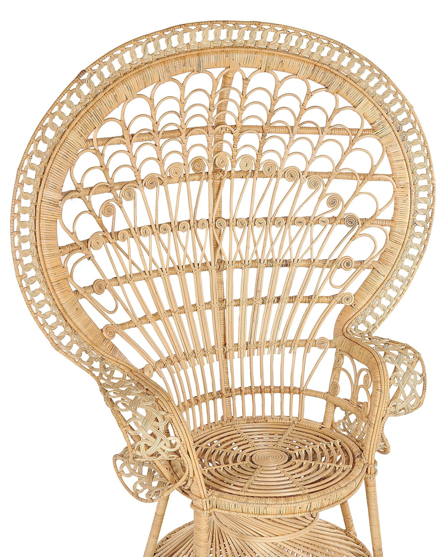 Peacock Chair EMMANUELLE Rattan Natural