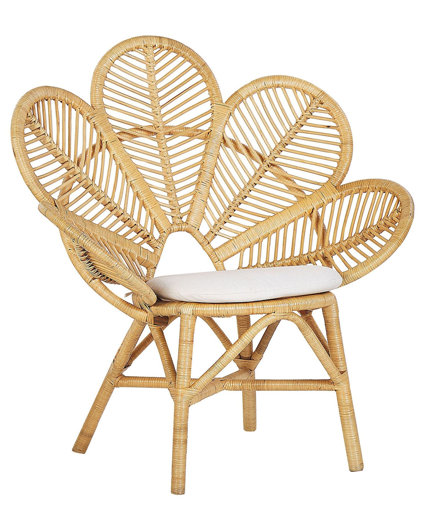 Peacock Chair FLORENTINE Rattan Natural