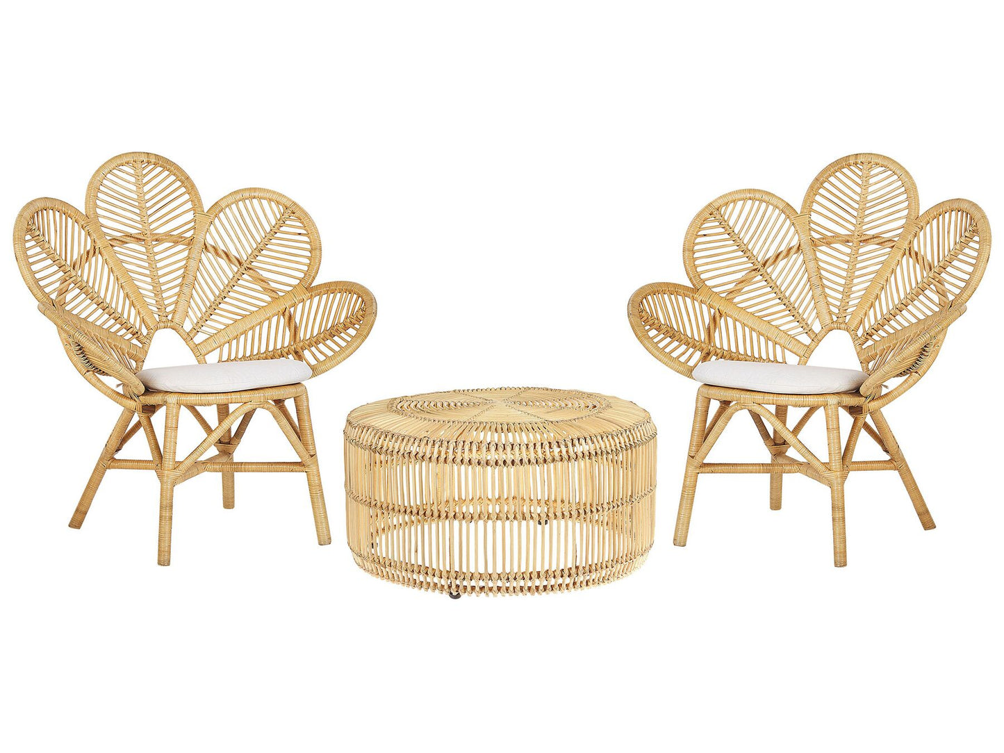 Peacock Chair FLORENTINE Rattan Natural