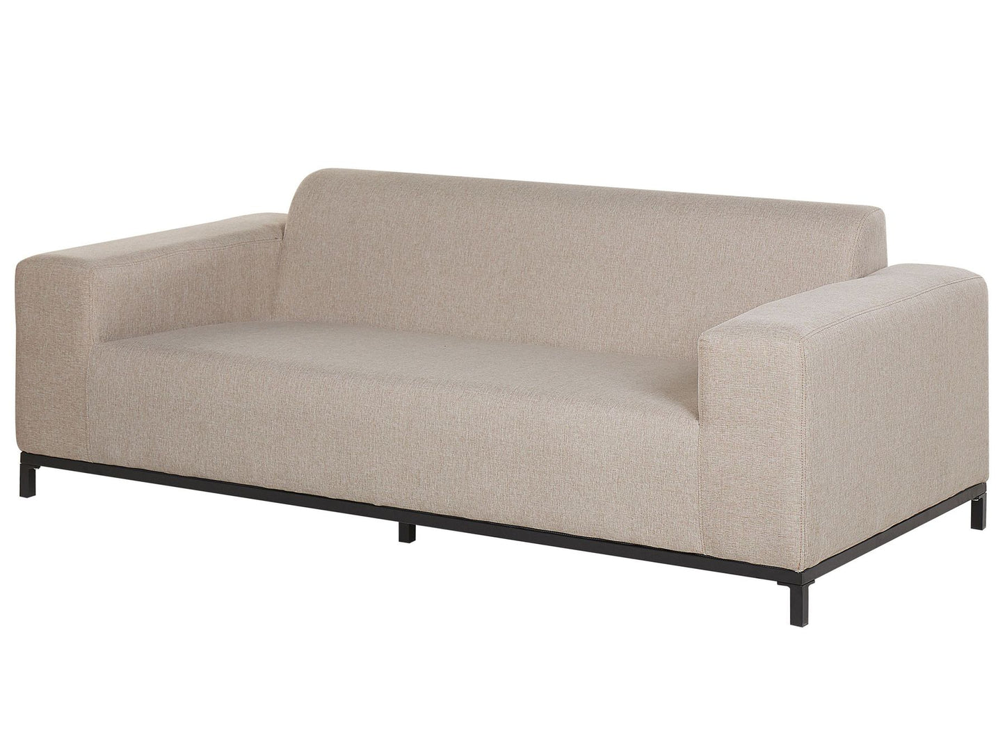 Garden Sofa Beige with Black ROVIGO