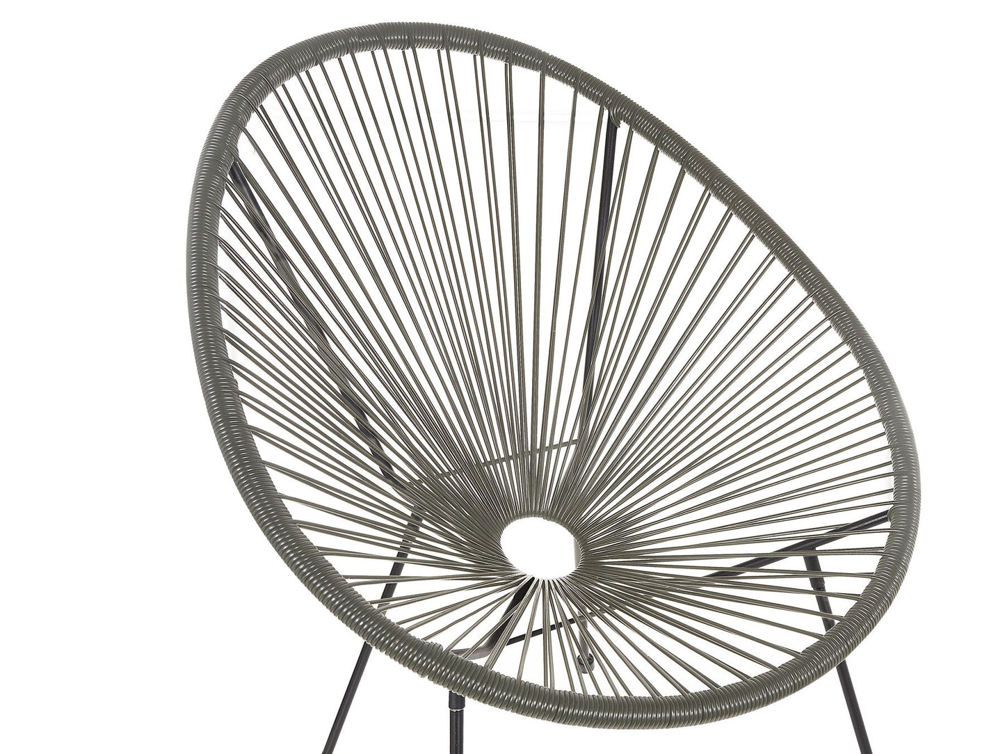 Bistro Set ACAPULCO II PE Rattan Dark Grey