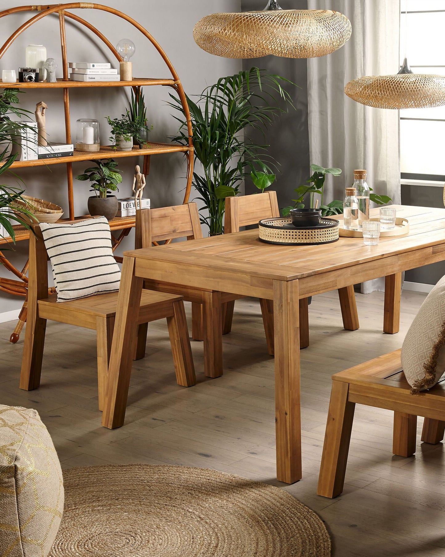 Garden Chair LIVORNO Acacia Wood Brown