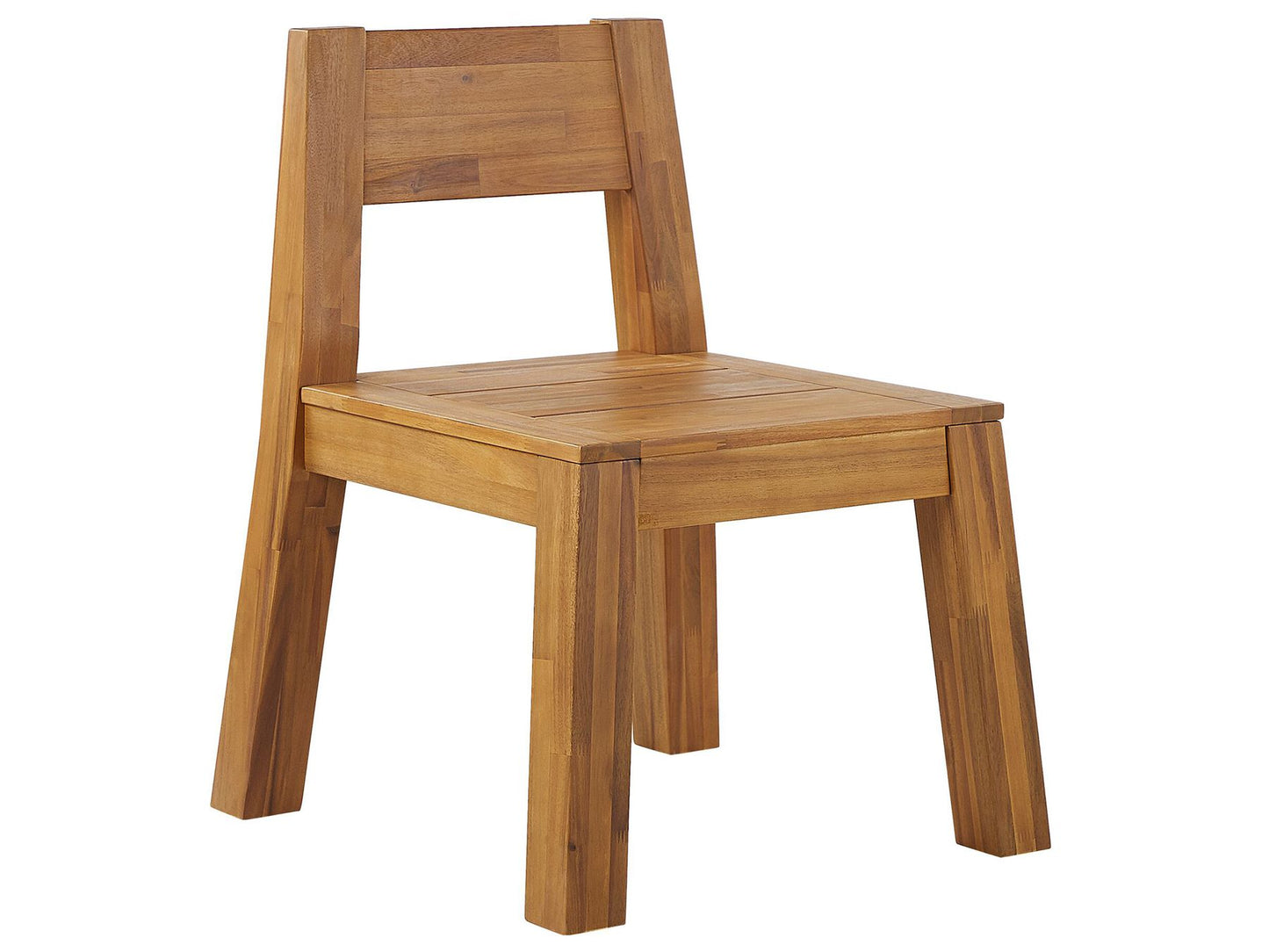 Garden Dining Set 6 Seater LIVORNO Acacia Wood Brown
