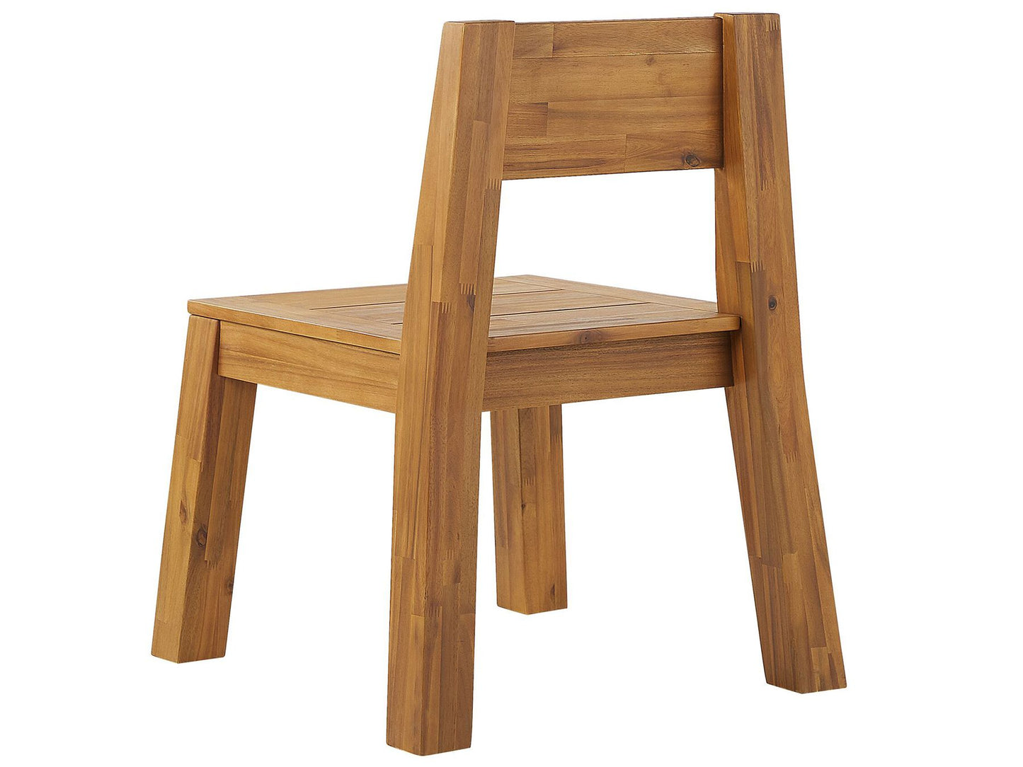 Garden Dining Set 6 Seater LIVORNO Acacia Wood Brown
