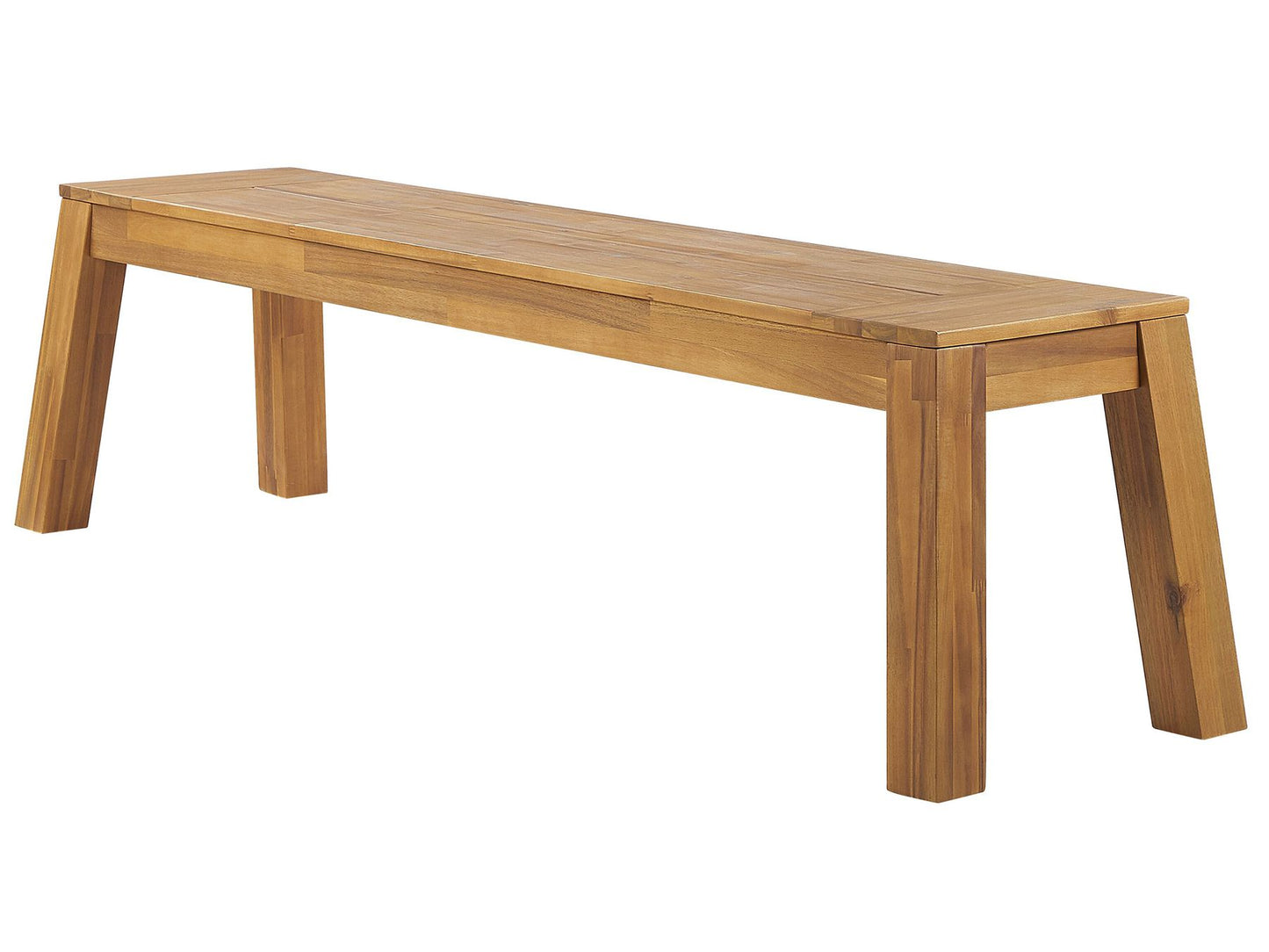 Garden Dining Set 6 Seater LIVORNO Acacia Wood Brown