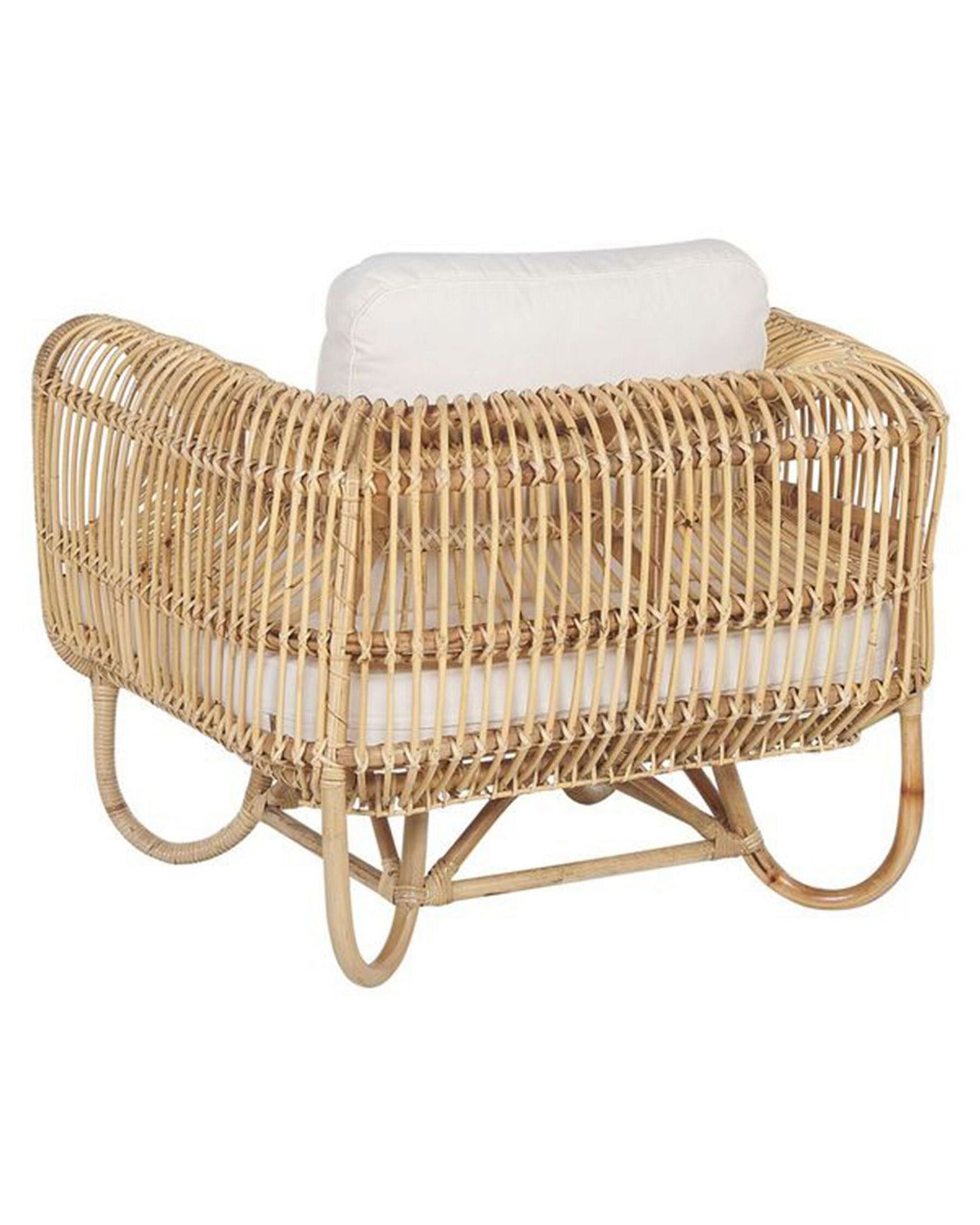 Garden Armchair DOLCEDO Rattan Natural