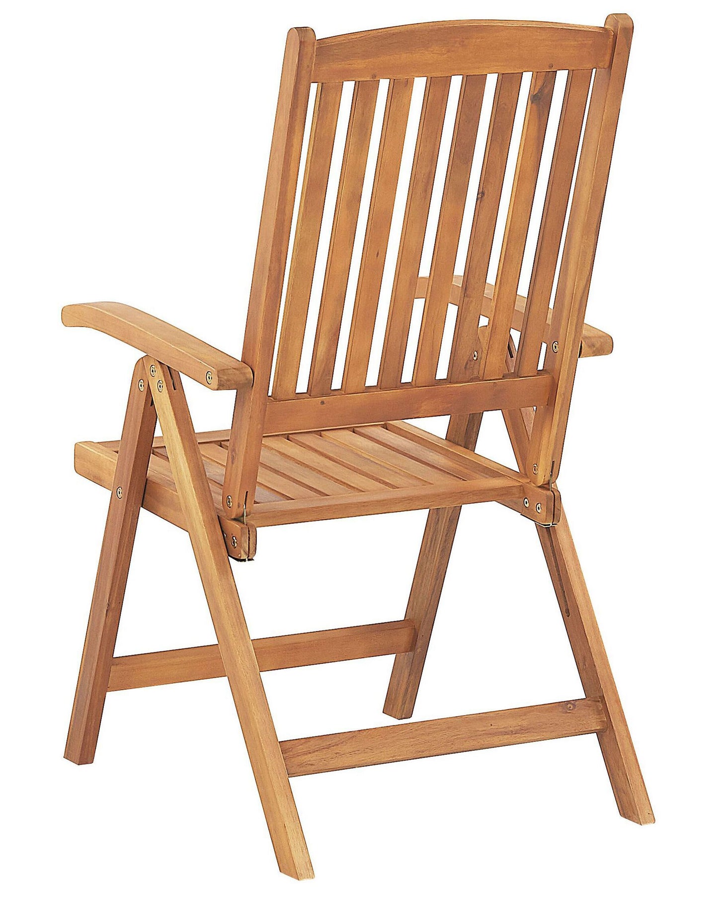 Set of 6 Garden Chairs JAVA Acacia Wood Light Brown