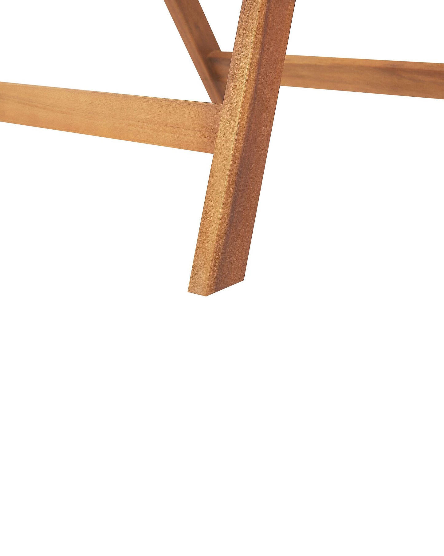 Set of 6 Garden Chairs JAVA Acacia Wood Light Brown