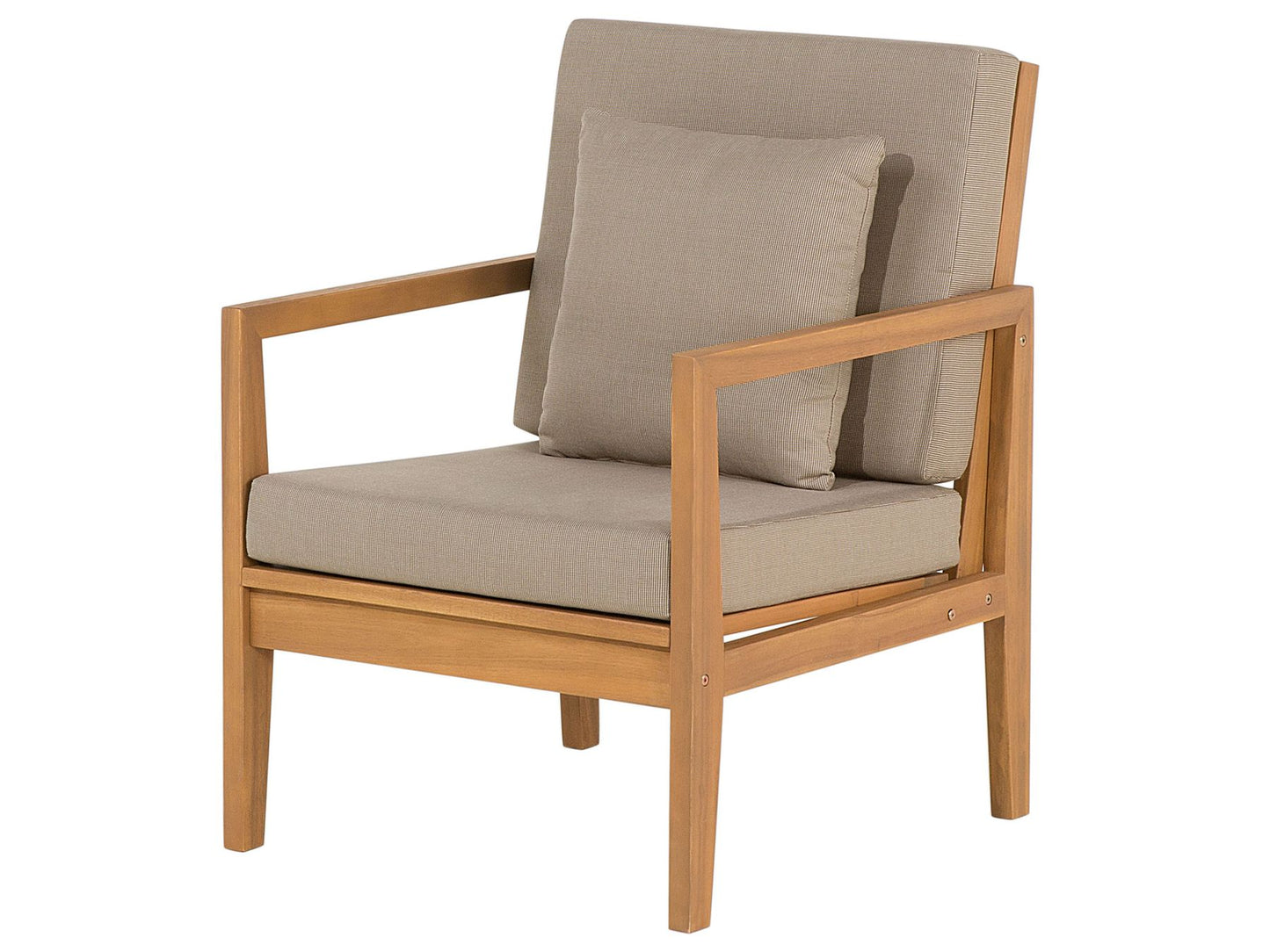 7 Seater Certified Acacia Wood Garden Lounge Set Grey PATAJA