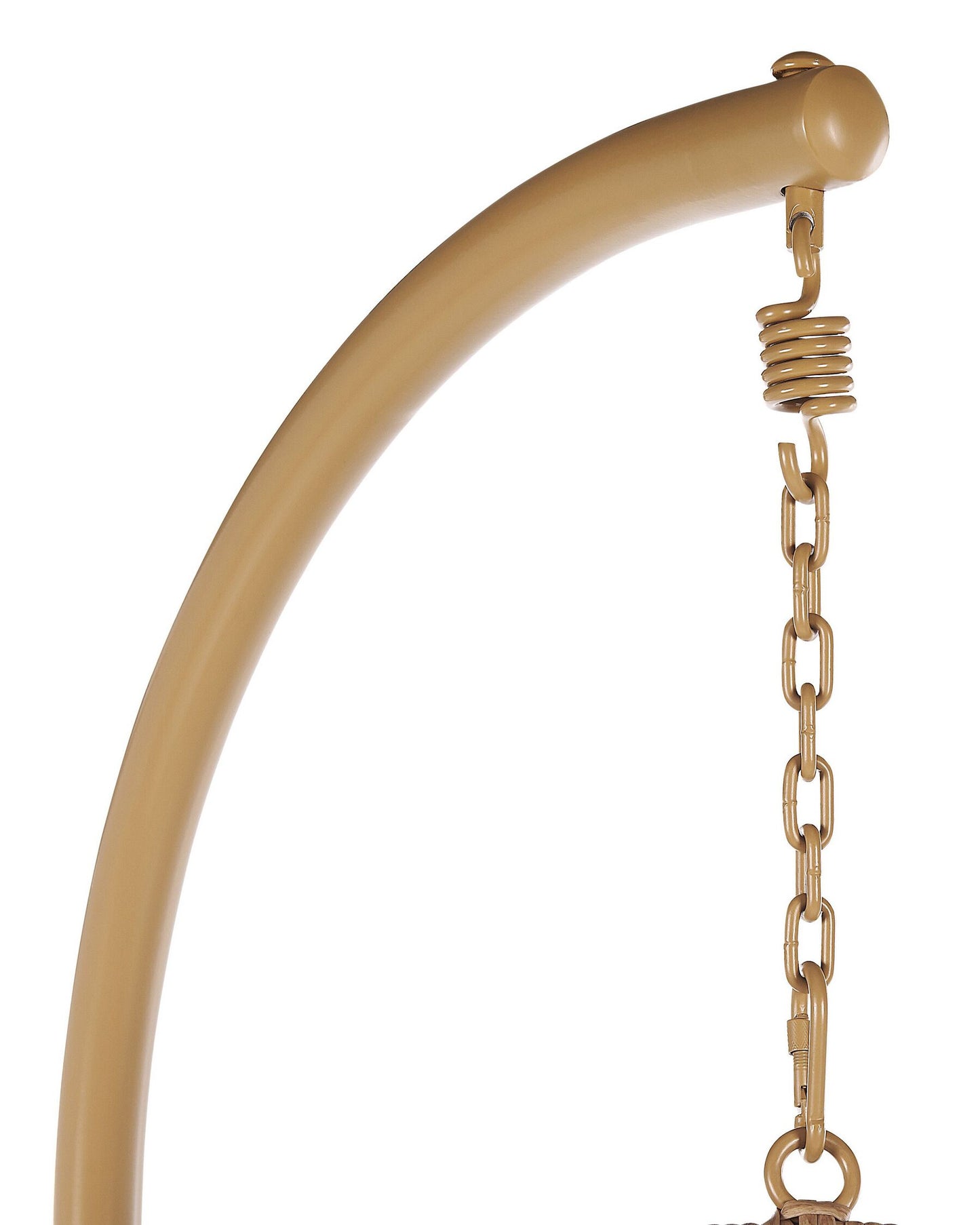 Hanging Chair with Stand ALBA PE Rattan Natural