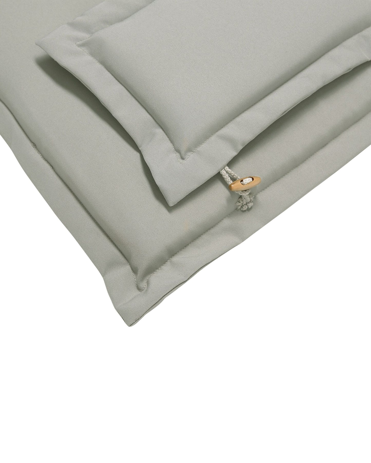 Set of 2 Garden Chairs with Cushions JAVA Acacia Wood Taupe