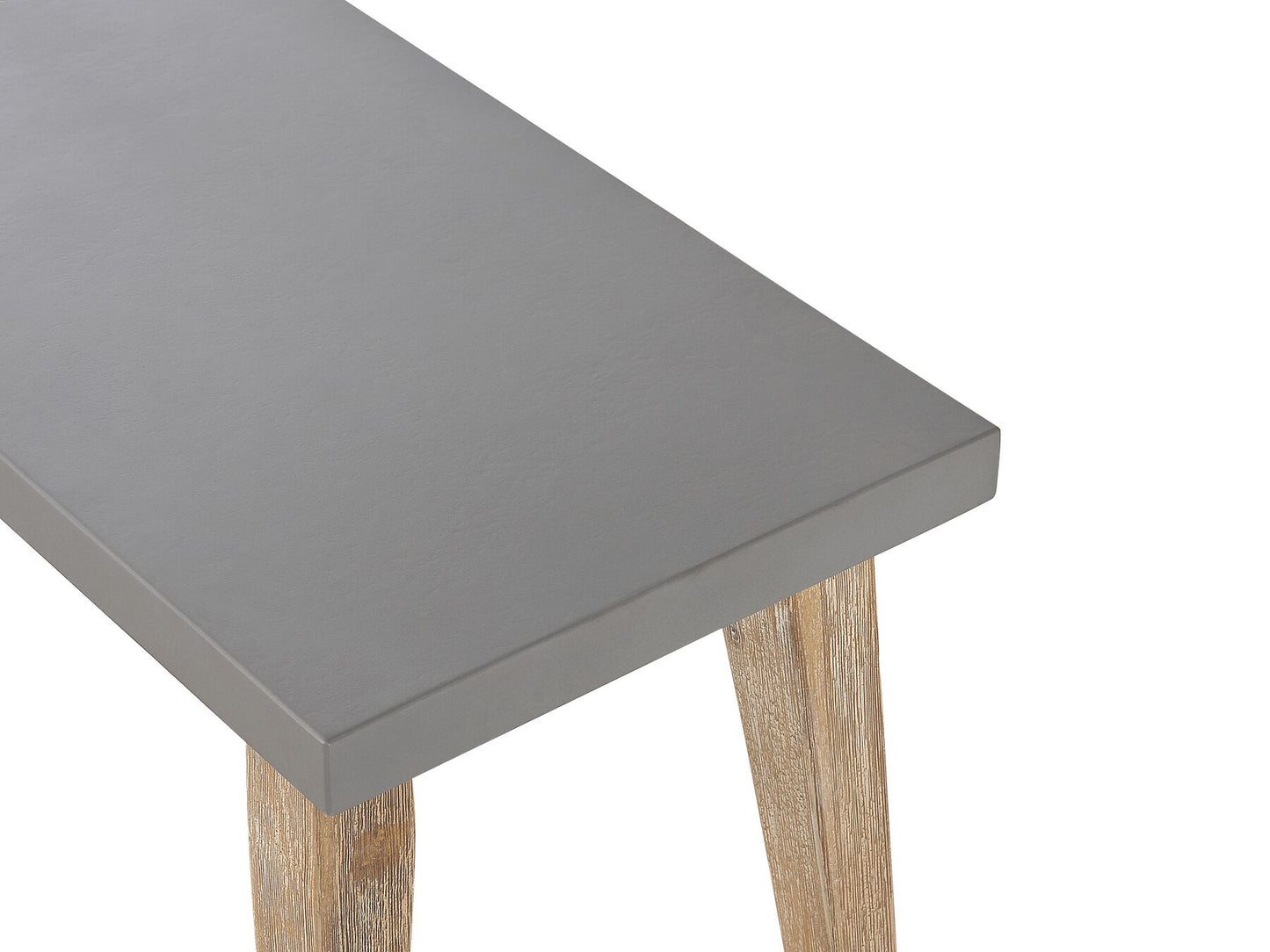 Garden Dining Set with Benches 6 Seater ORIA Concrete Grey