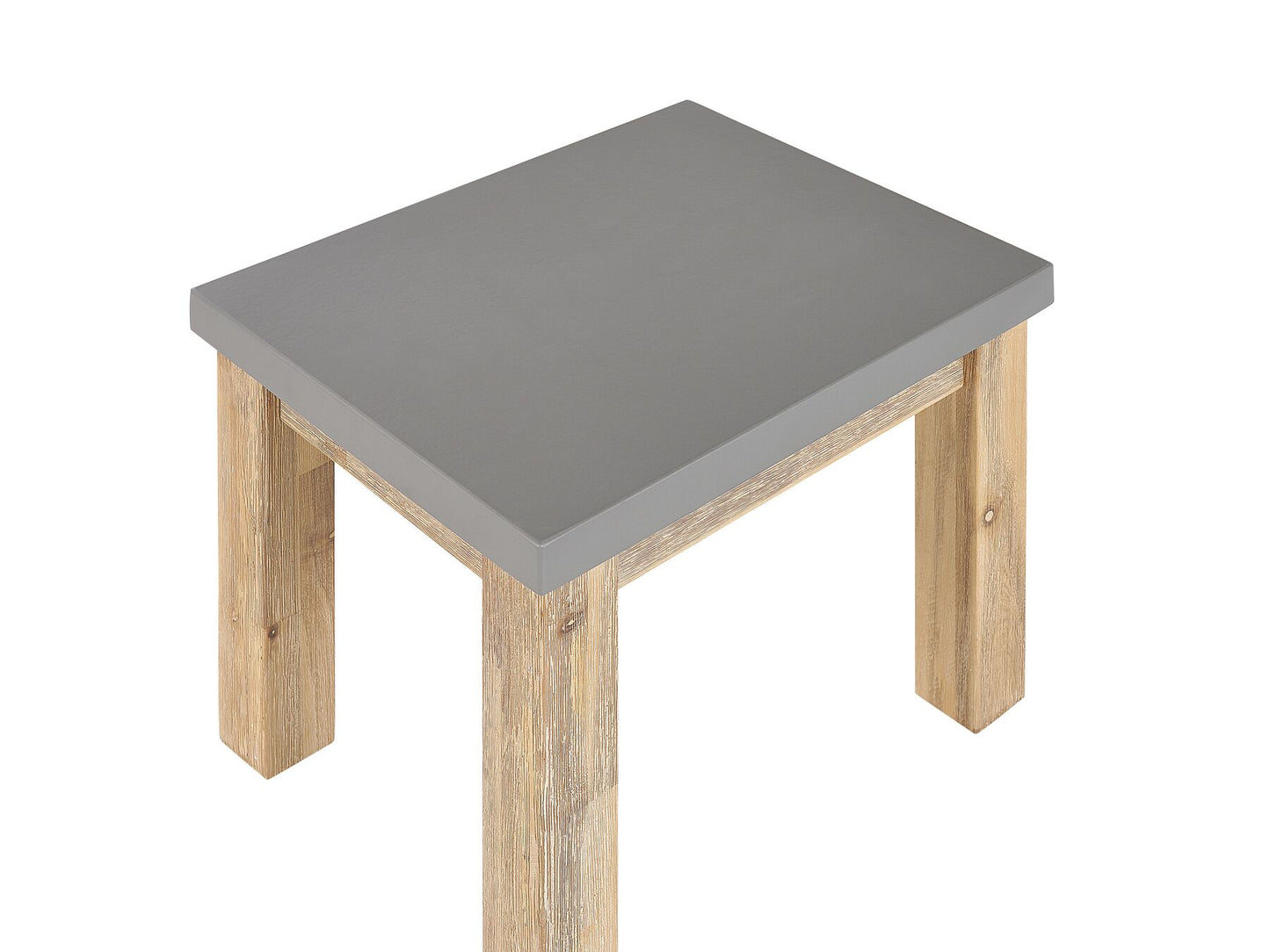 Garden Dining Set with Stools 6 Seater OSTUNI Concrete Grey