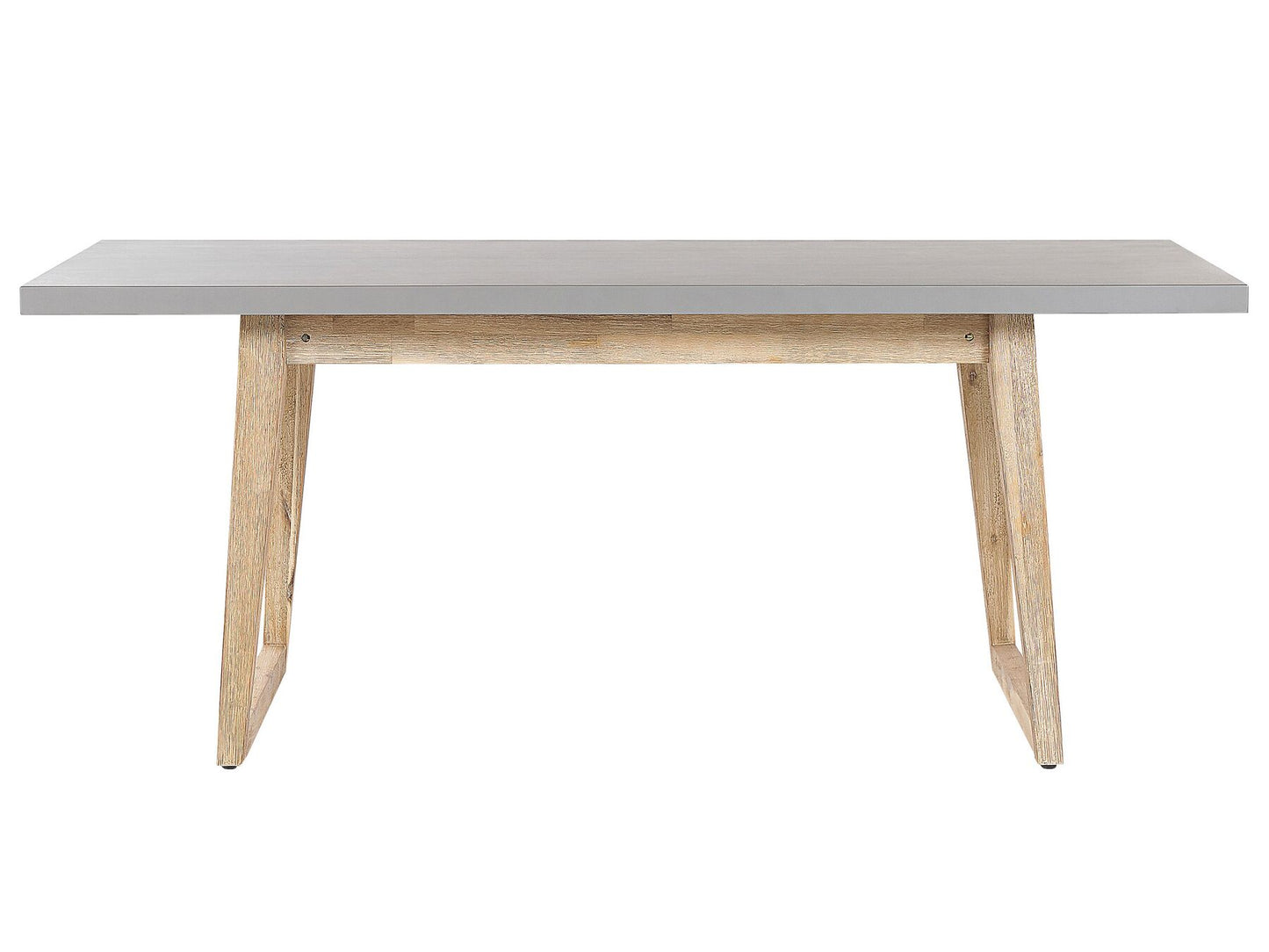 Garden Dining Set with Benches 6 Seater ORIA Concrete Grey