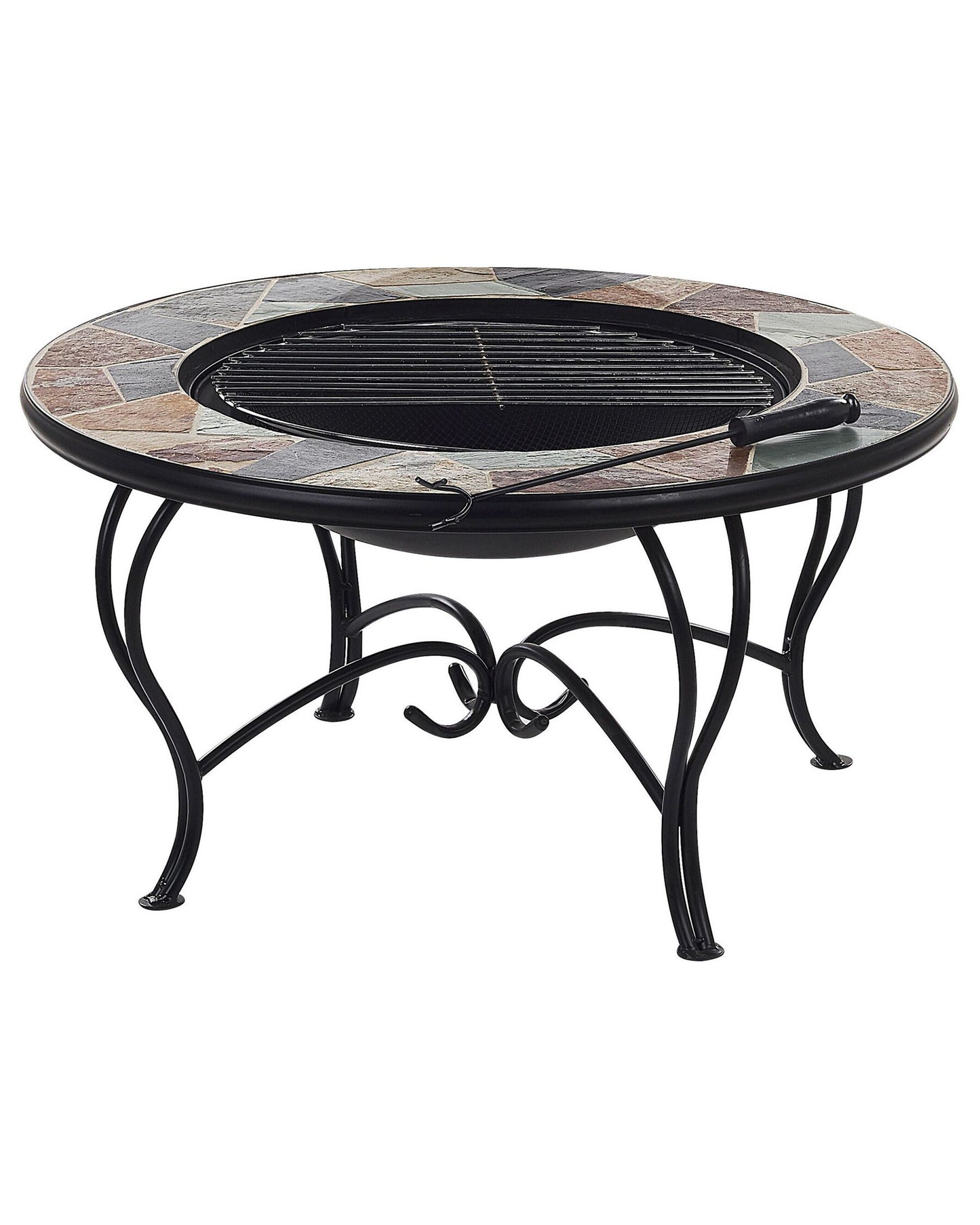 Garden Lounge Set with Table 6 Seater CONTARE Left Hand Modular PE Rattan Taupe