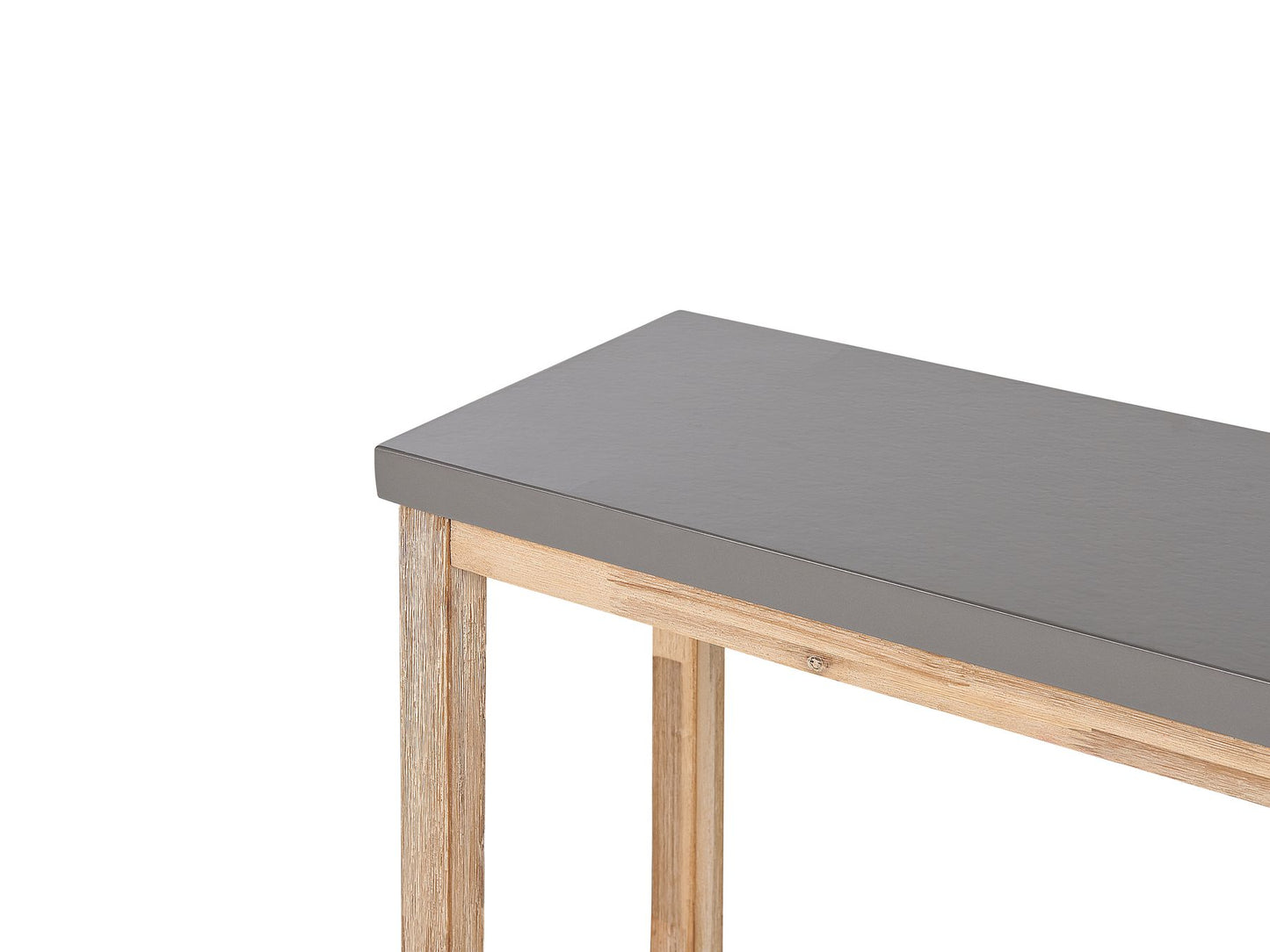 Garden Dining Set with Benches and Stools 8 Seater OSTUNI Concrete Grey