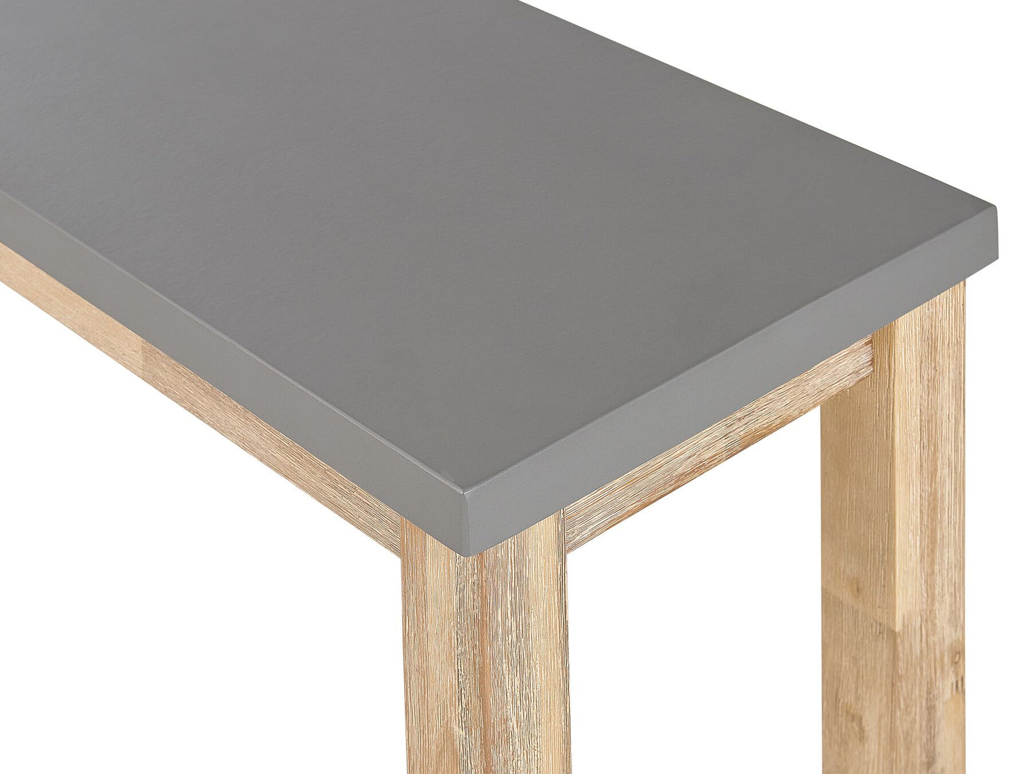 Garden Dining Set with Benches 6 Seater OSTUNI Concrete Grey