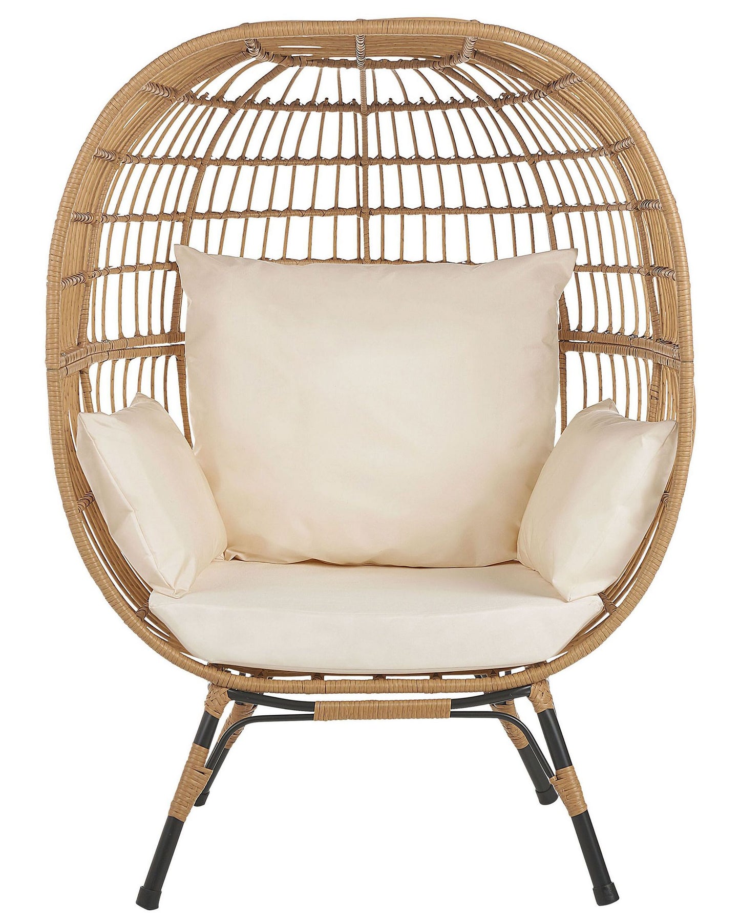 Garden Chair VEROLI PE Rattan Beige