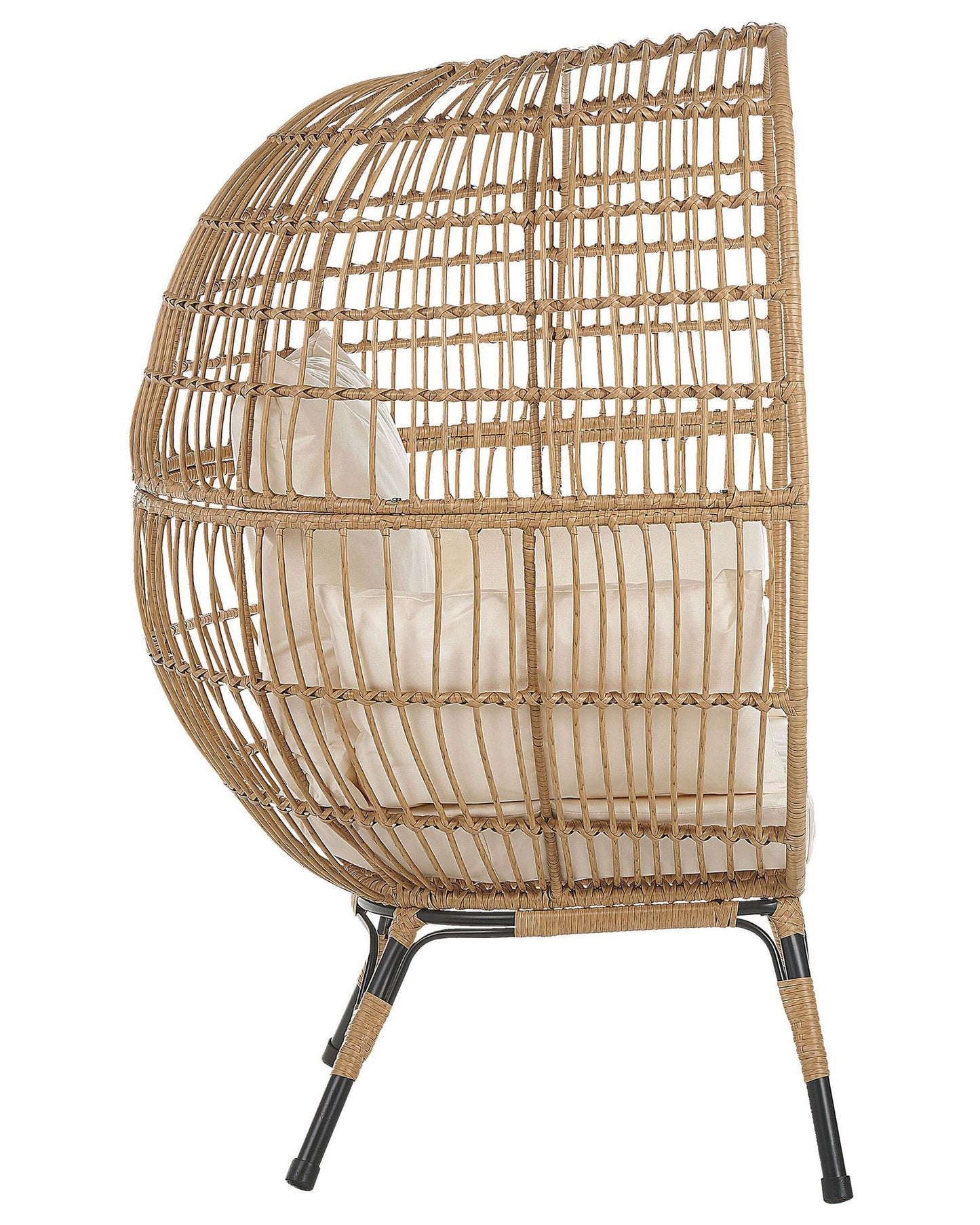 Garden Chair VEROLI PE Rattan Beige