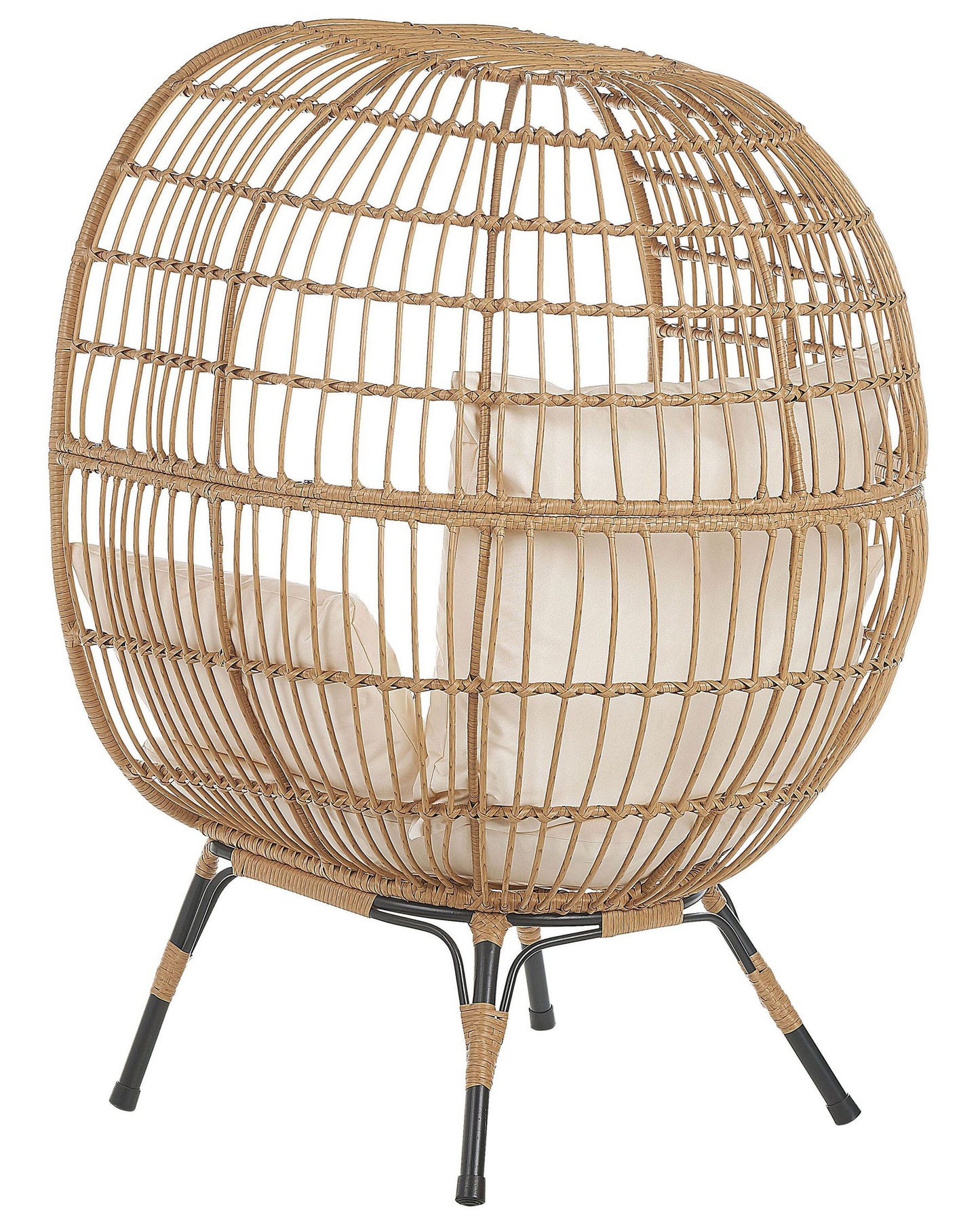 Garden Chair VEROLI PE Rattan Beige