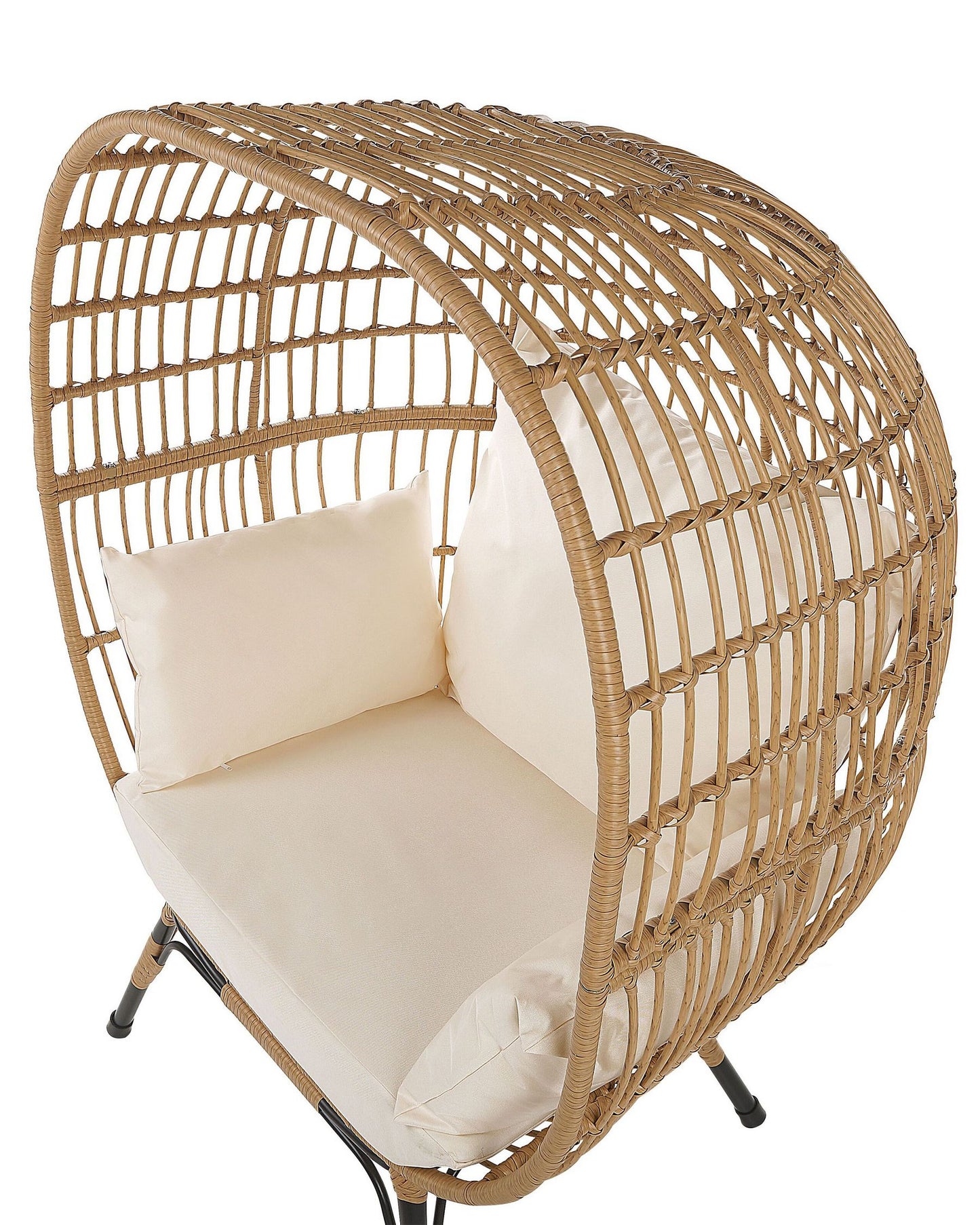 Garden Chair VEROLI PE Rattan Beige