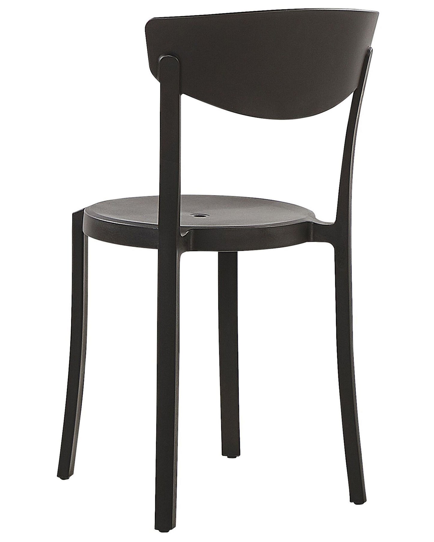 Set of 4 Garden Chairs VIESTE Black