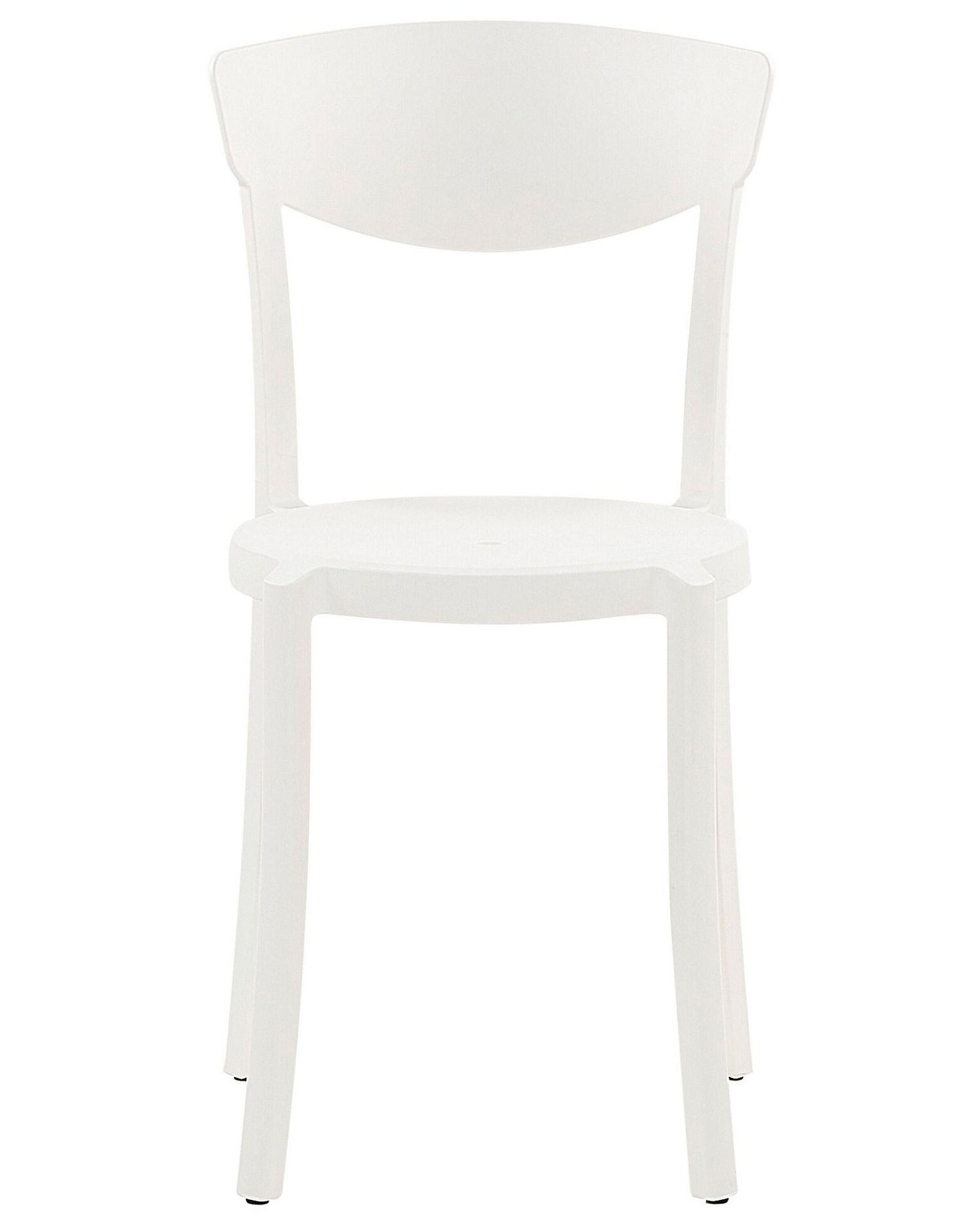 Set of 4 Garden Chairs VIESTE White