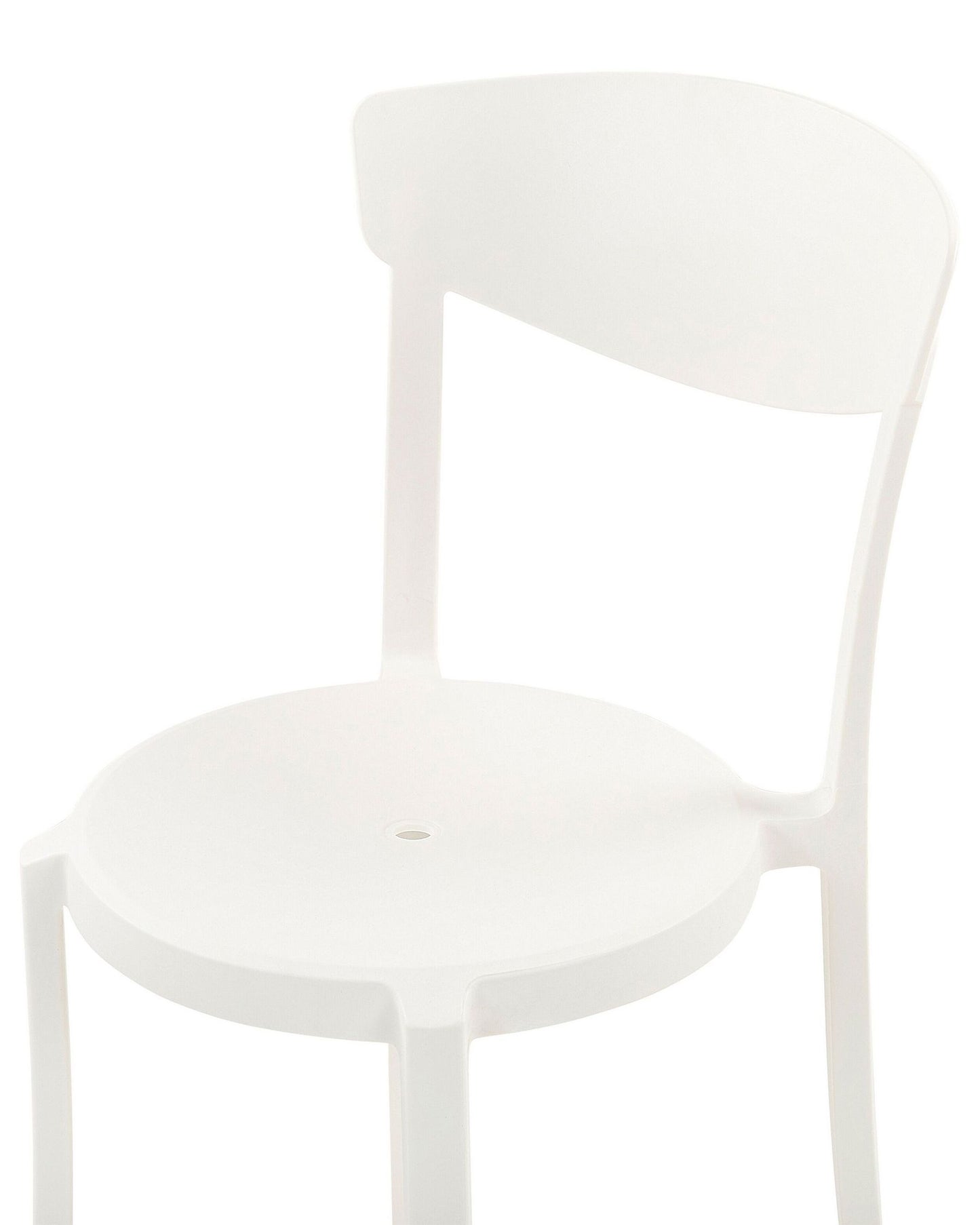 Set of 4 Garden Chairs VIESTE White