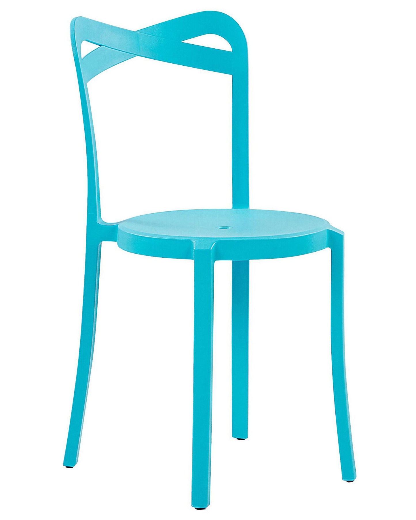 Set of 4 Garden Chairs CAMOGLI Turquoise