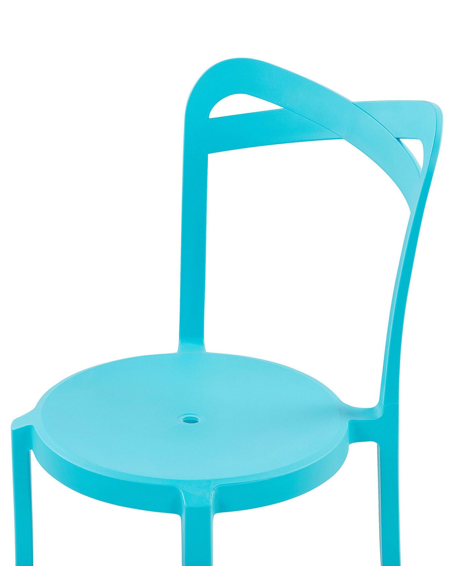 Set of 6 Garden Chairs CAMOGLI Turquoise