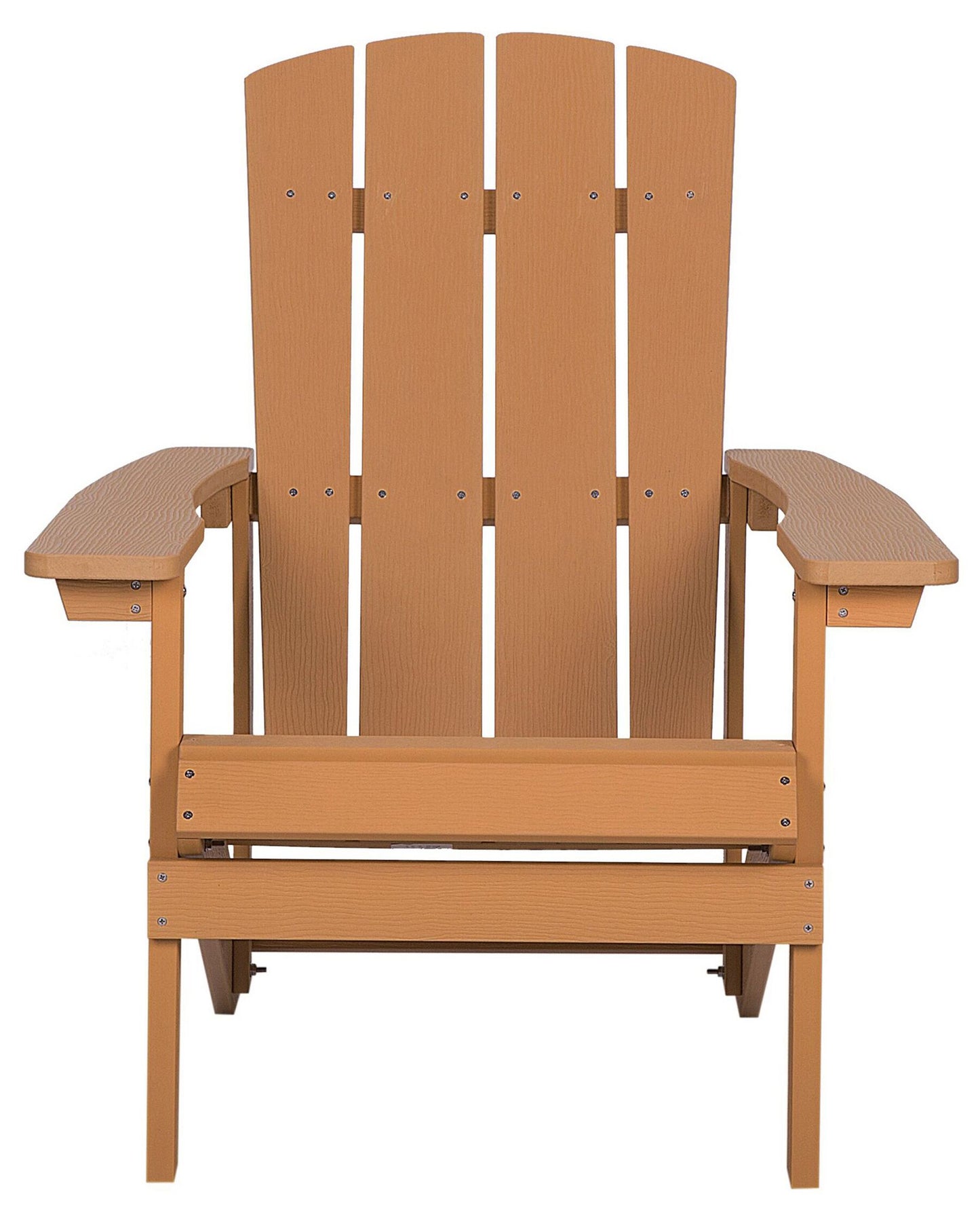 Garden Chair ADIRONDACK with Footstool Brown