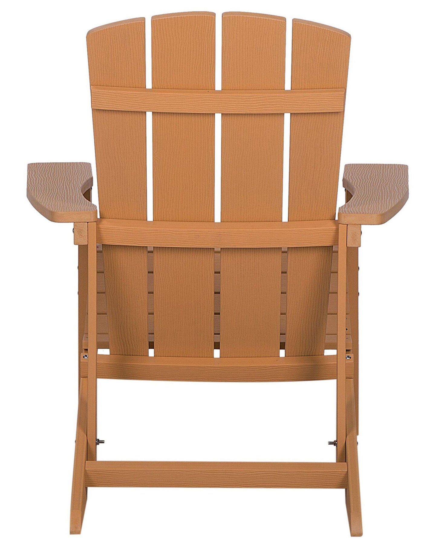 Garden Chair ADIRONDACK with Footstool Brown