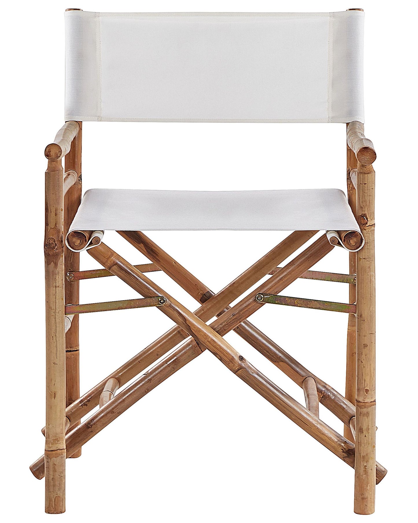 Set of 2 Garden Chairs MOLISE Bamboo Wood Brown