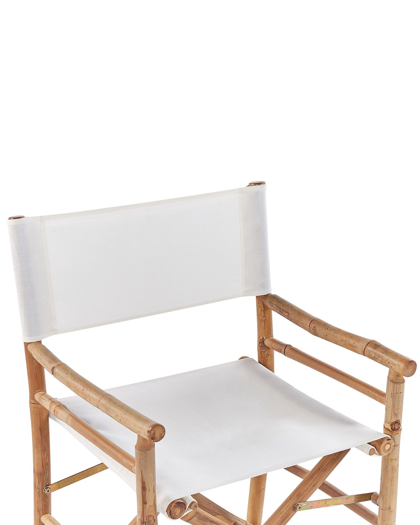 Set of 2 Garden Chairs MOLISE Bamboo Wood Brown