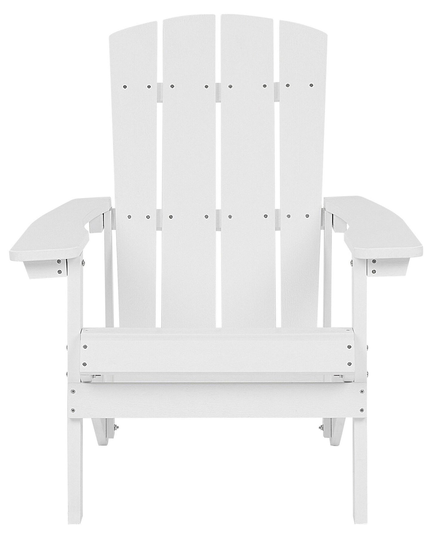 Garden Chair ADIRONDACK with Footstool White