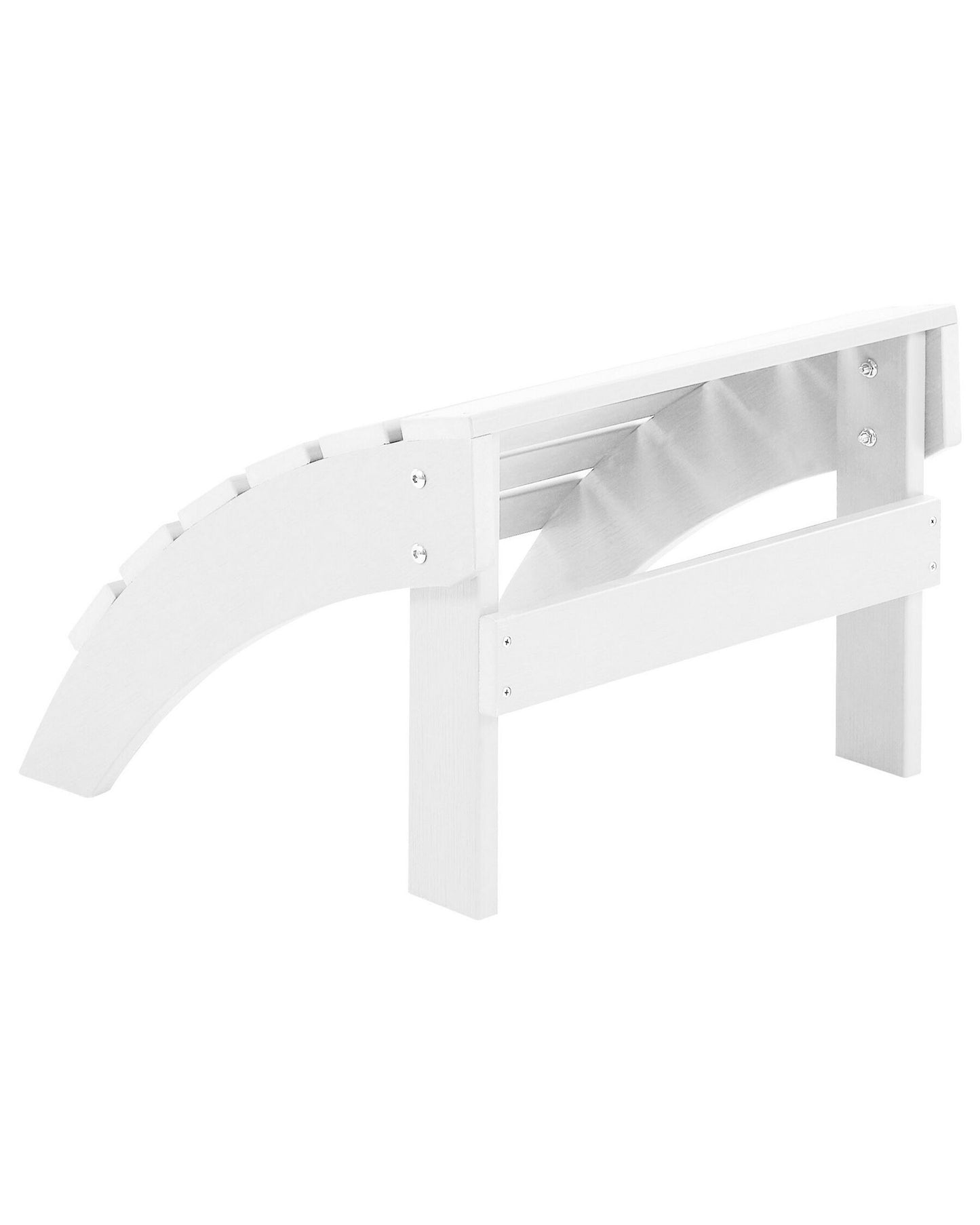 Garden Chair ADIRONDACK with Footstool White