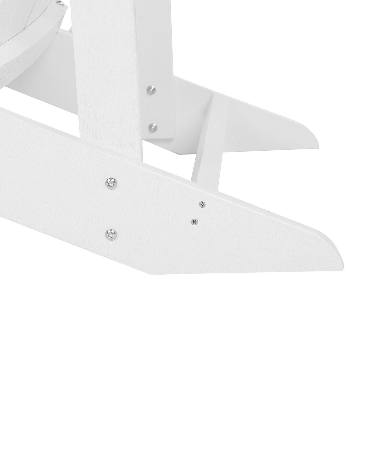 Garden Chair ADIRONDACK with Footstool White