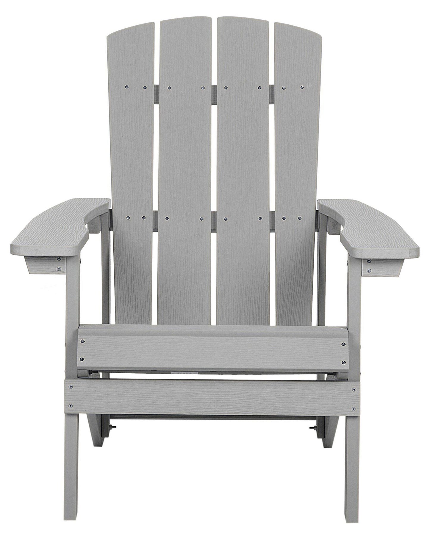 Garden Chair ADIRONDACK with Footstool Light Grey