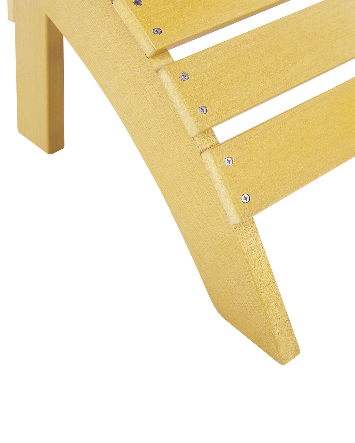 Garden Chair ADIRONDACK with Footstool Yellow