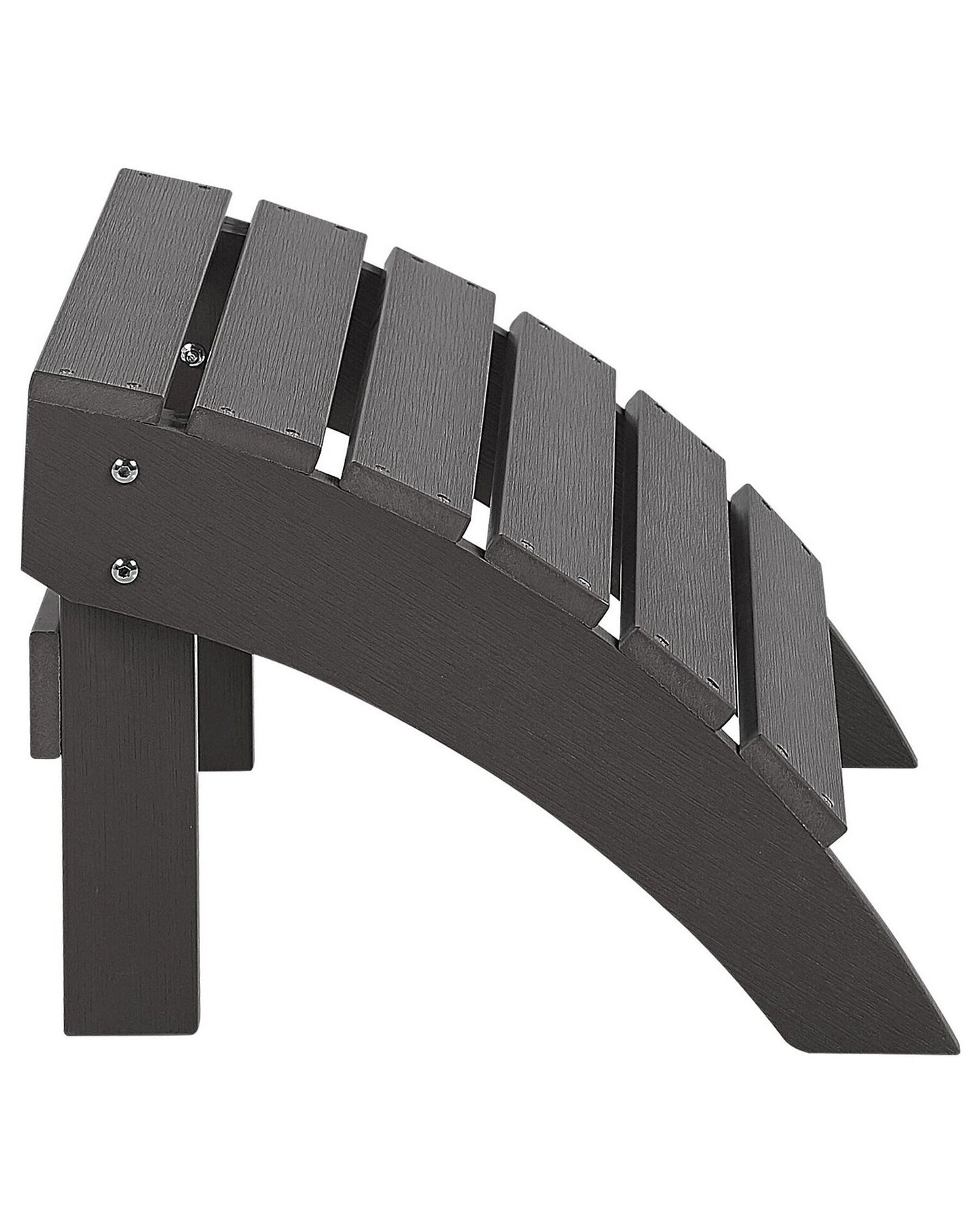 Garden Footstool ADIRONDACK Dark Grey