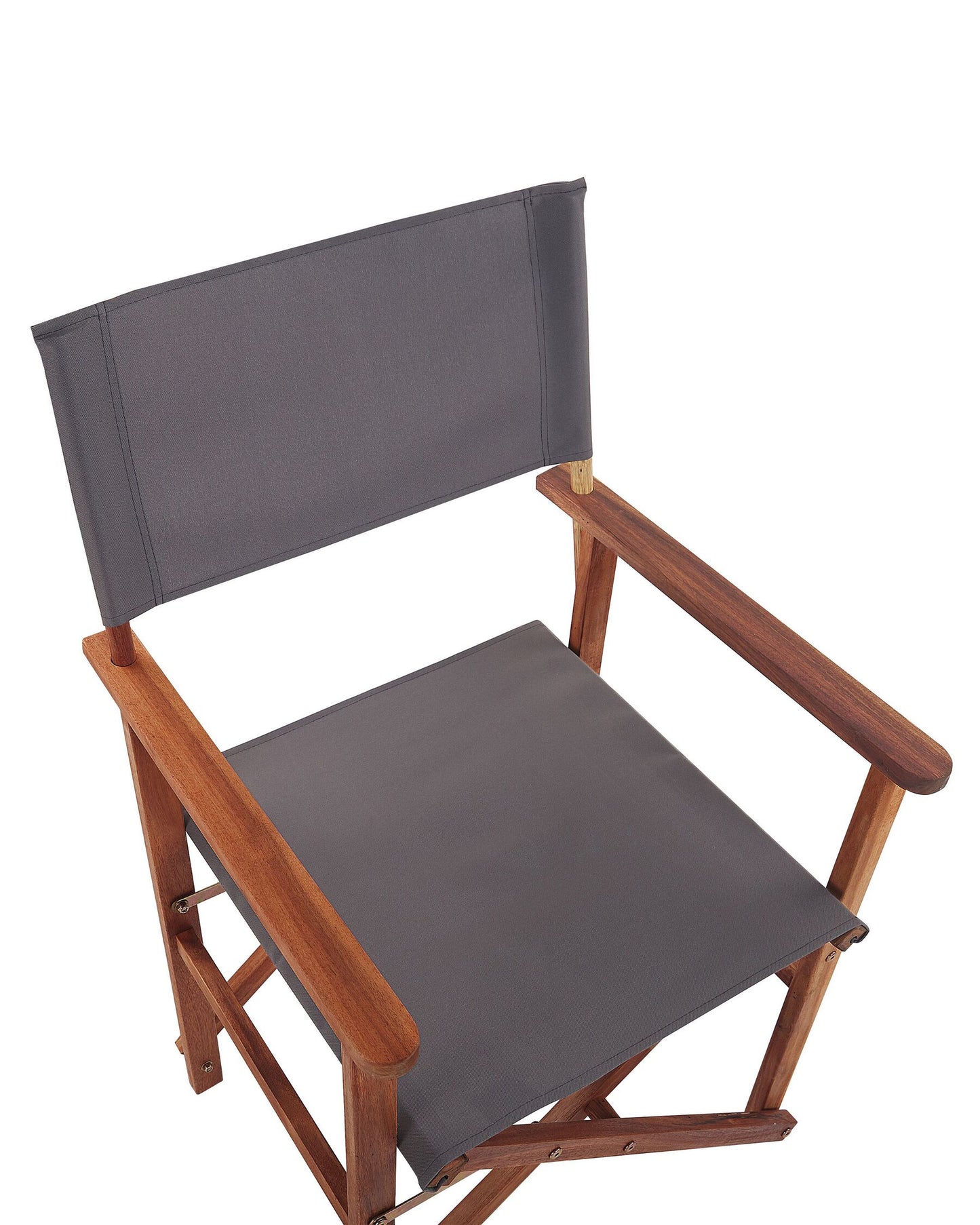 Set of 2 Garden Chairs CINE Acacia Wood Grey