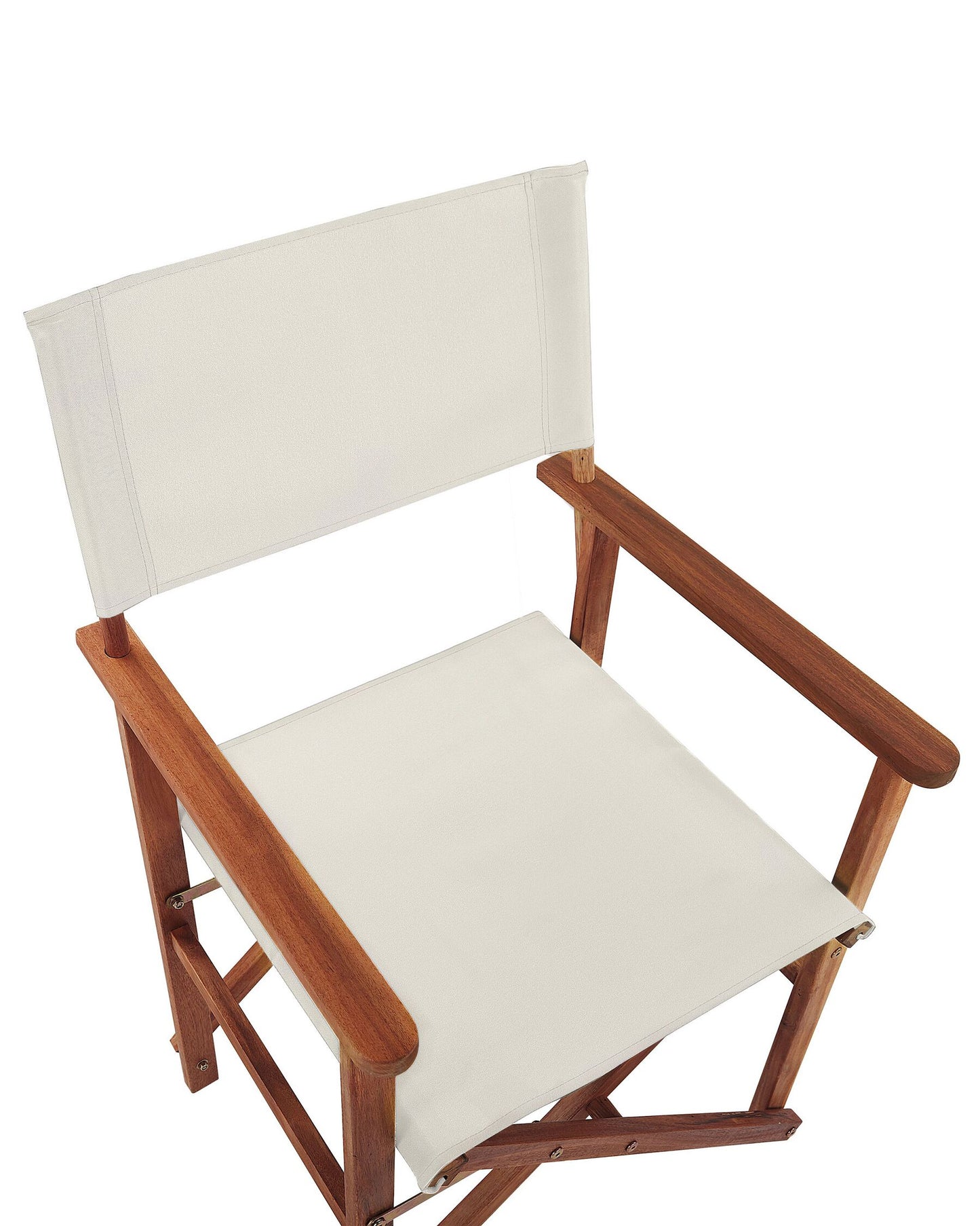 Set of 2 Garden Chairs CINE Acacia Wood Off-White