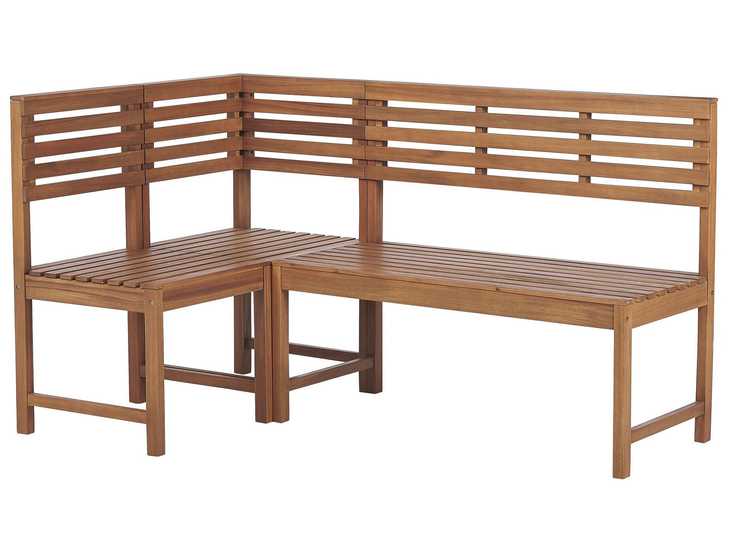 Balcony Dining Set 4 Seater TREIA Acacia Wood Brown