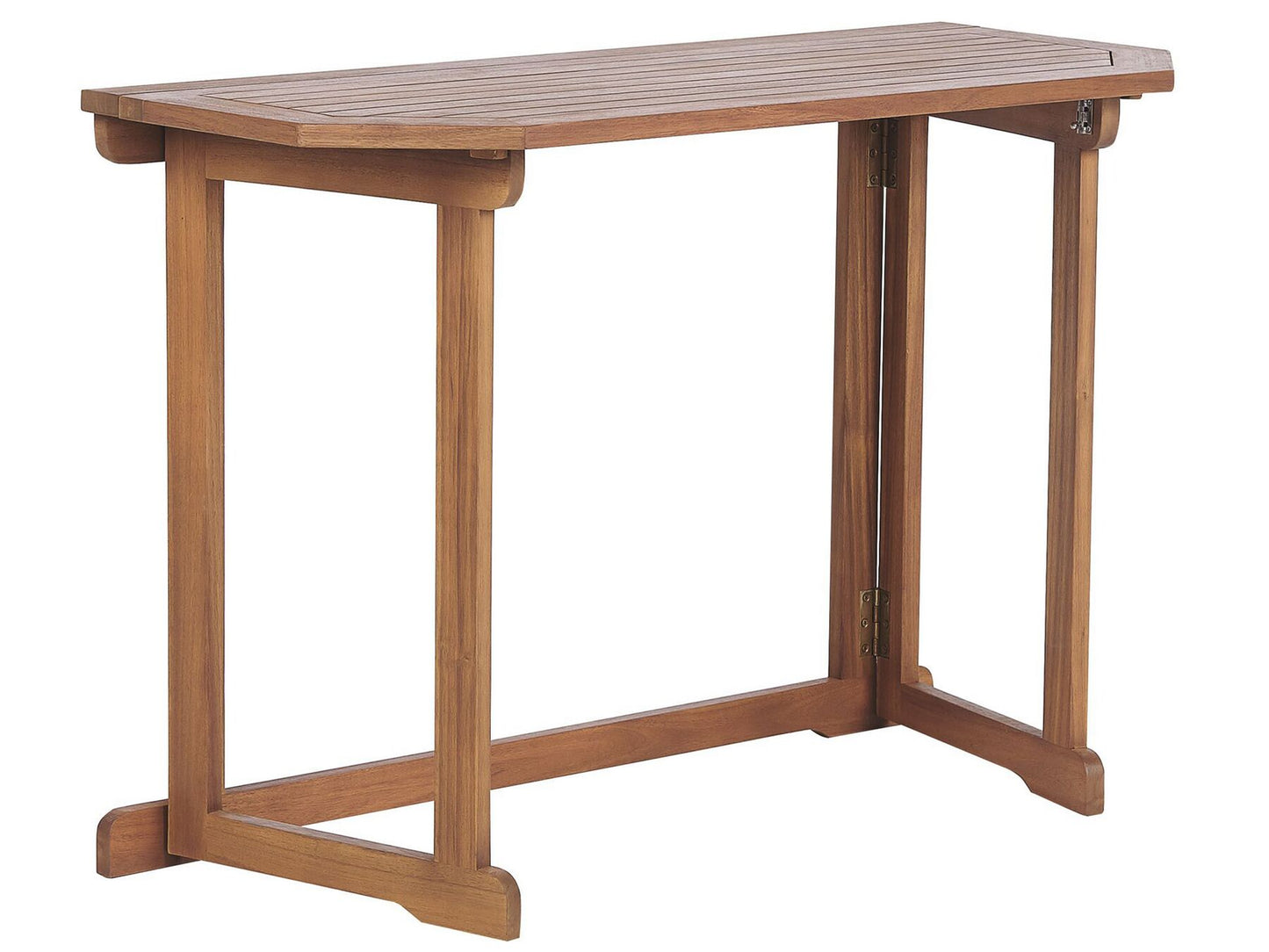 Balcony Dining Set 4 Seater TREIA Acacia Wood Brown