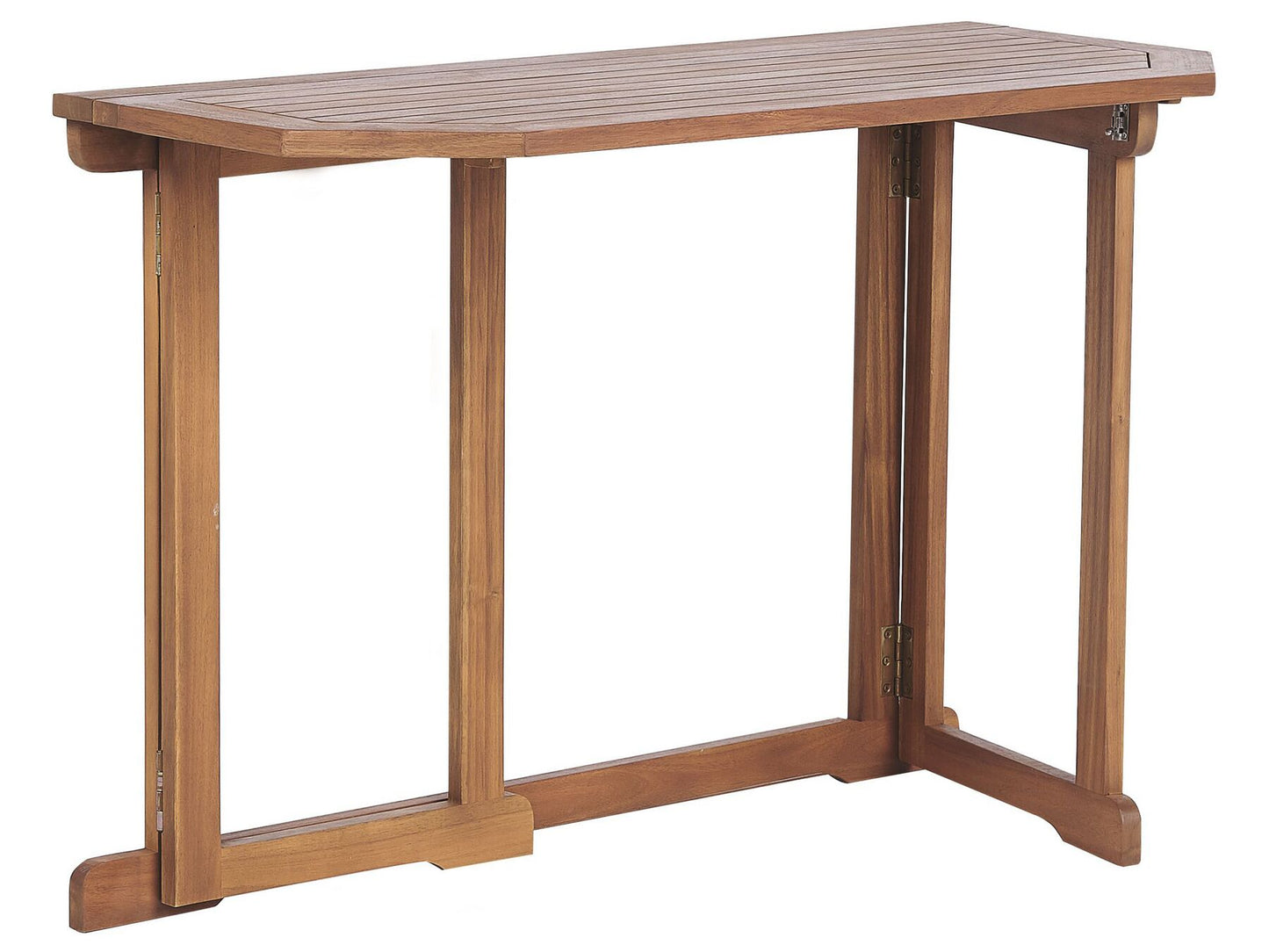 Balcony Dining Set 4 Seater TREIA Acacia Wood Brown