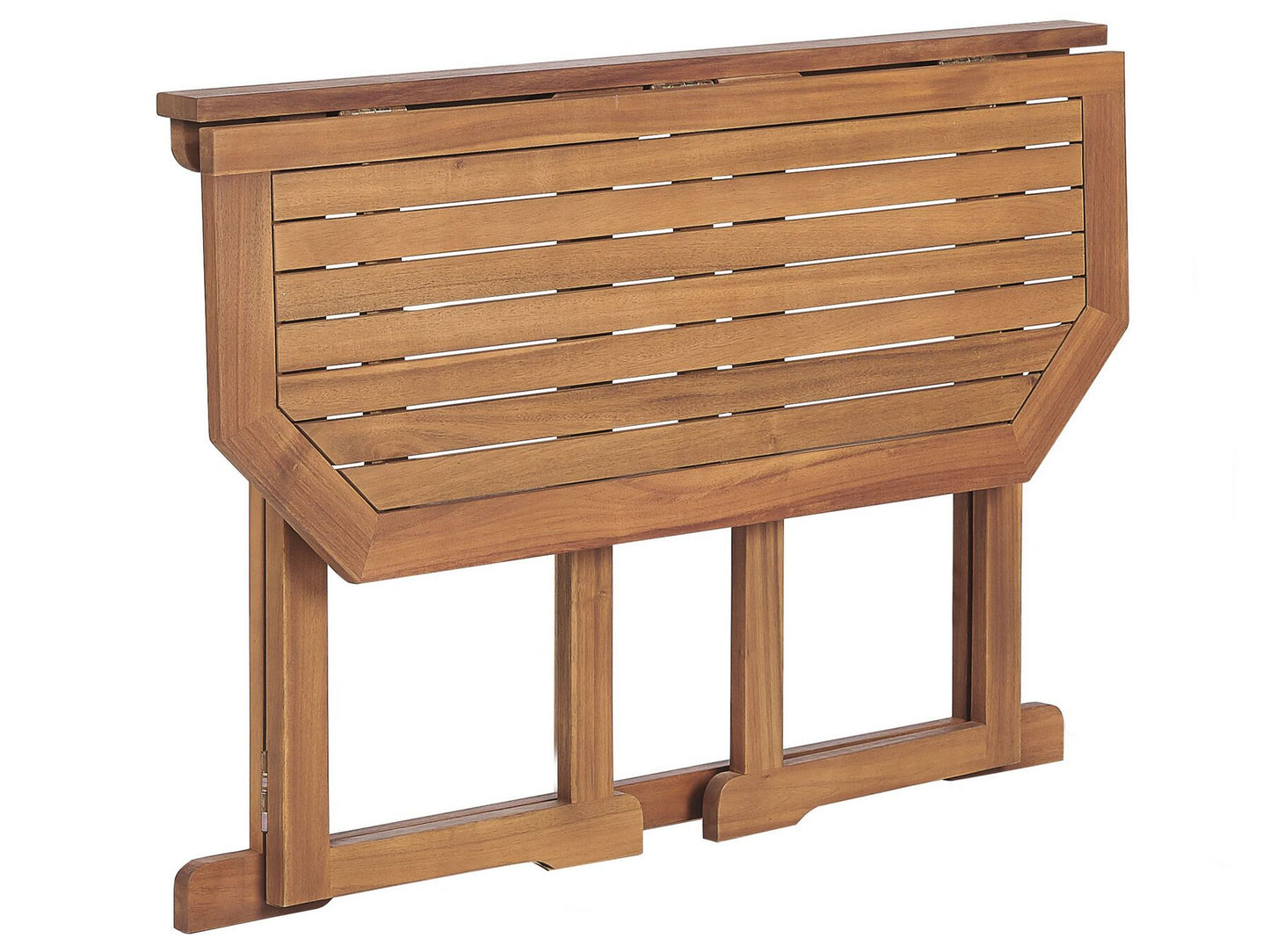 Balcony Dining Set 4 Seater TREIA Acacia Wood Brown