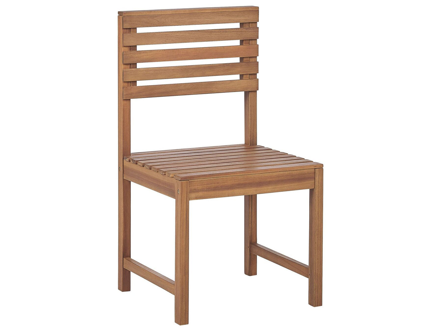 Balcony Dining Set 4 Seater TREIA Acacia Wood Brown