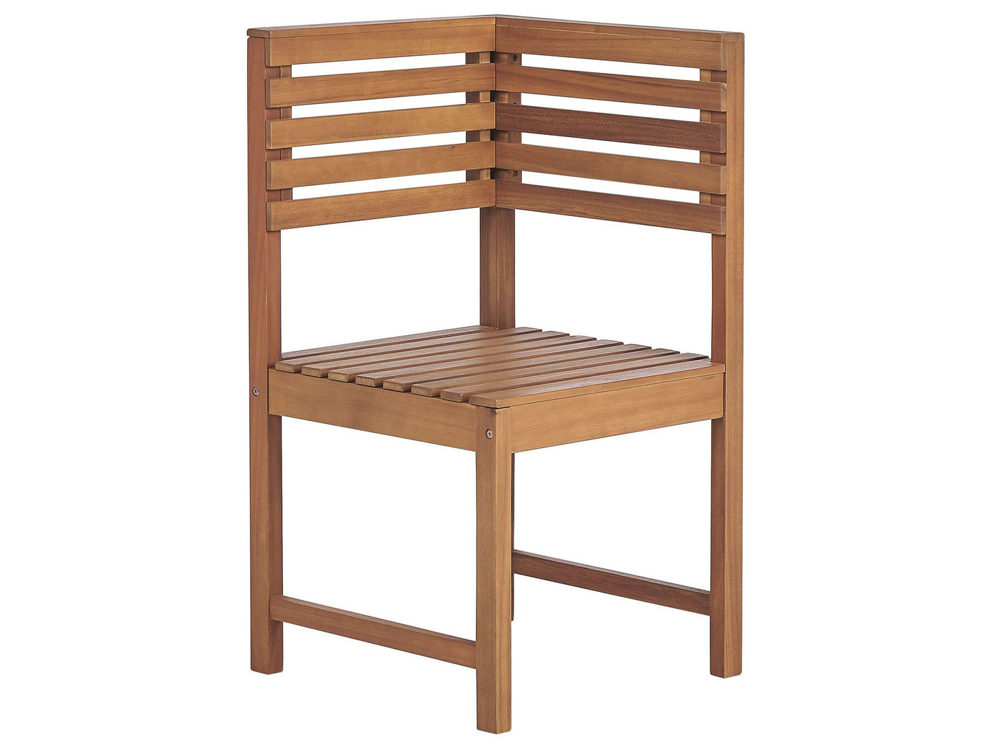 Balcony Dining Set 4 Seater TREIA Acacia Wood Brown