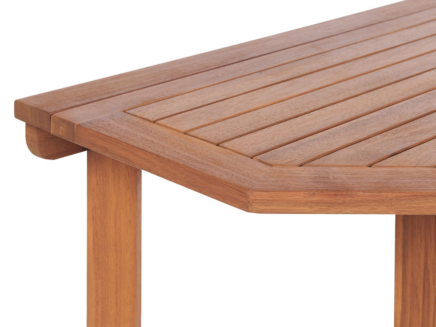 Balcony Dining Set 4 Seater TREIA Acacia Wood Brown