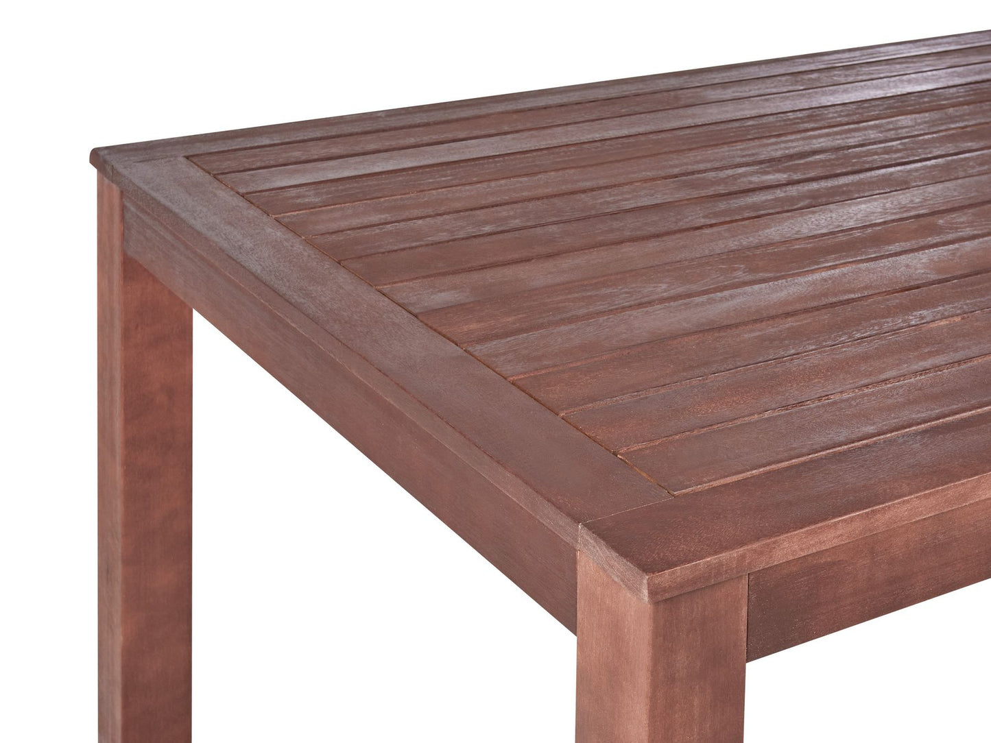 Garden Dining Set with Benches 6 Seater TUSCANIA Eucalyptus Wood Dark Brown